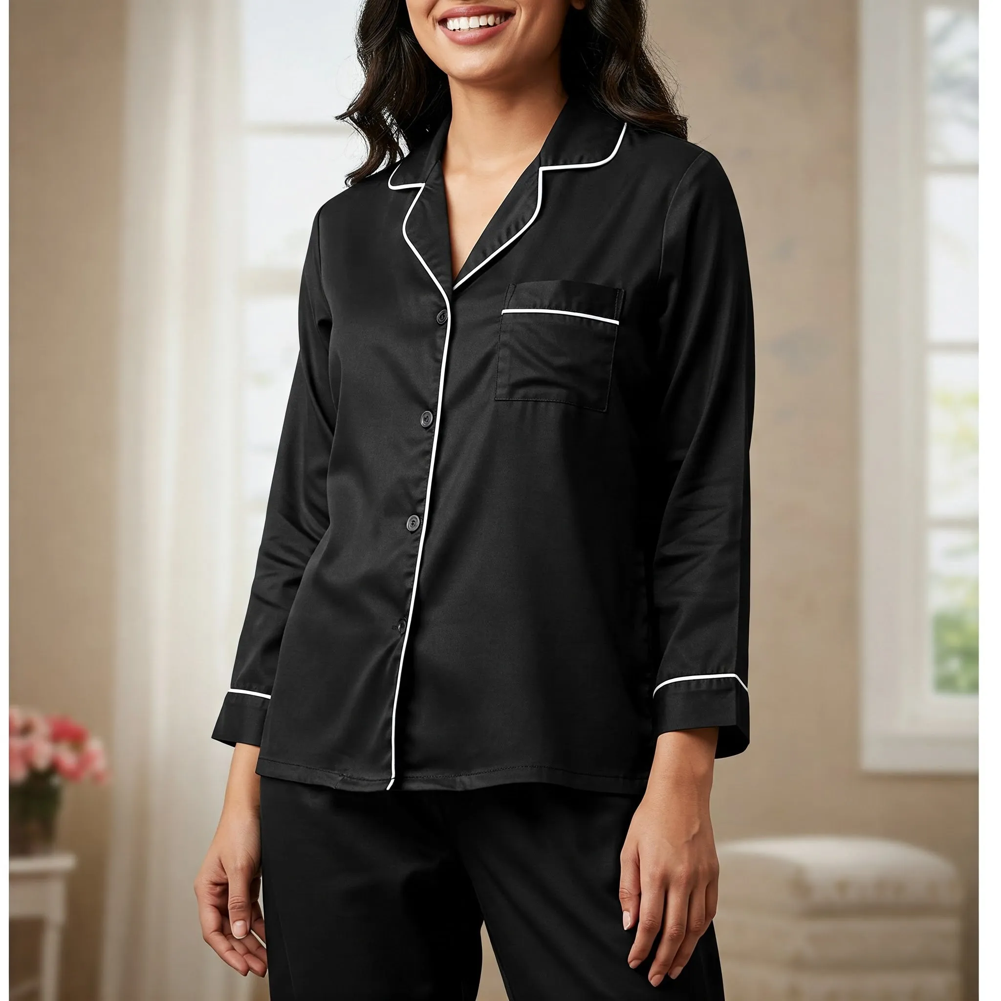 Satin Pyjamas Set
