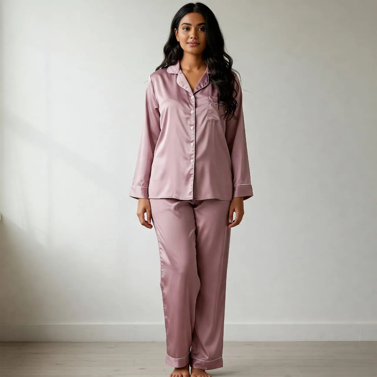 Satin Pyjamas Set