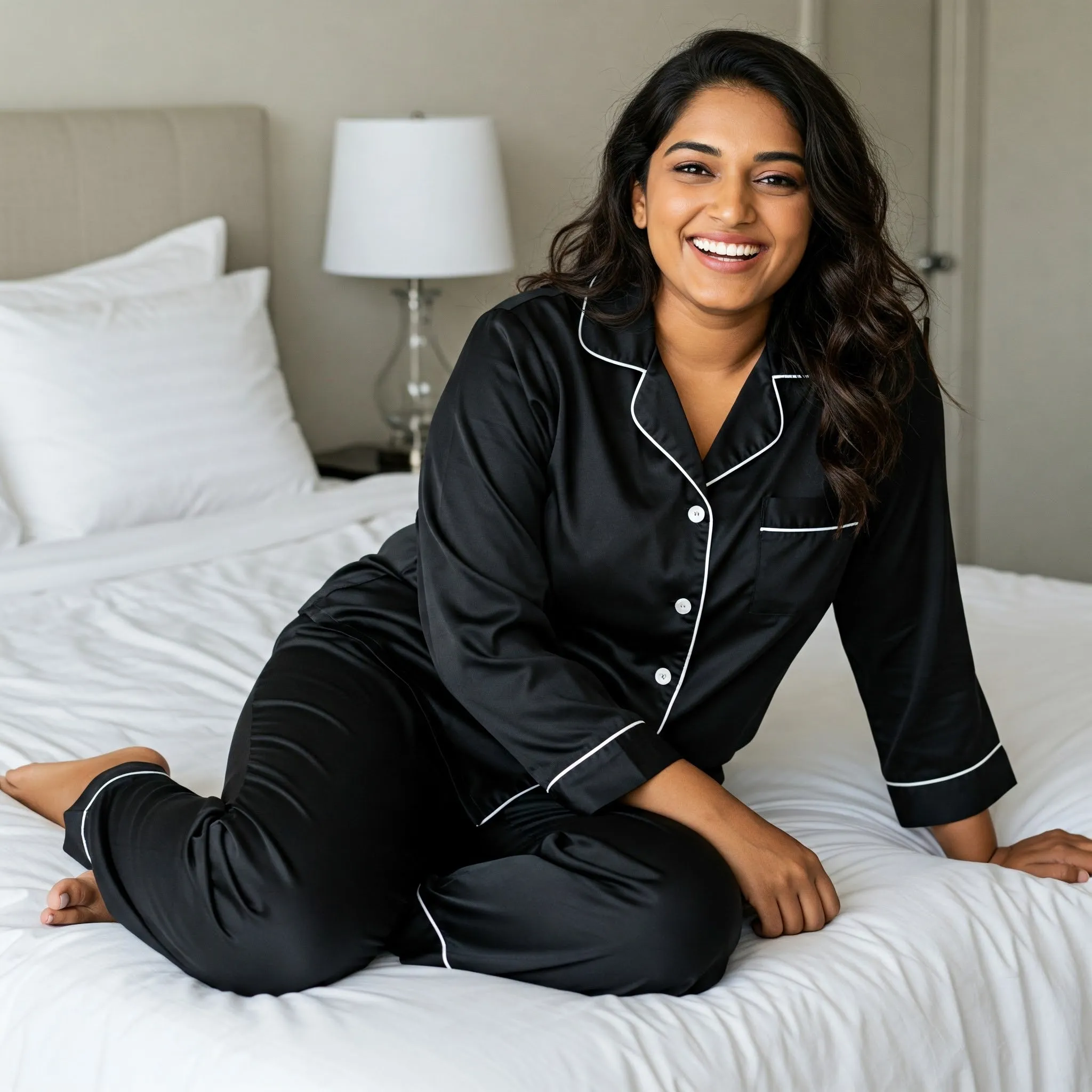Satin Pyjamas Set