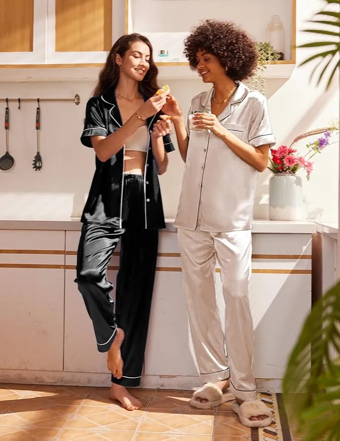 Satin Pyjamas Set