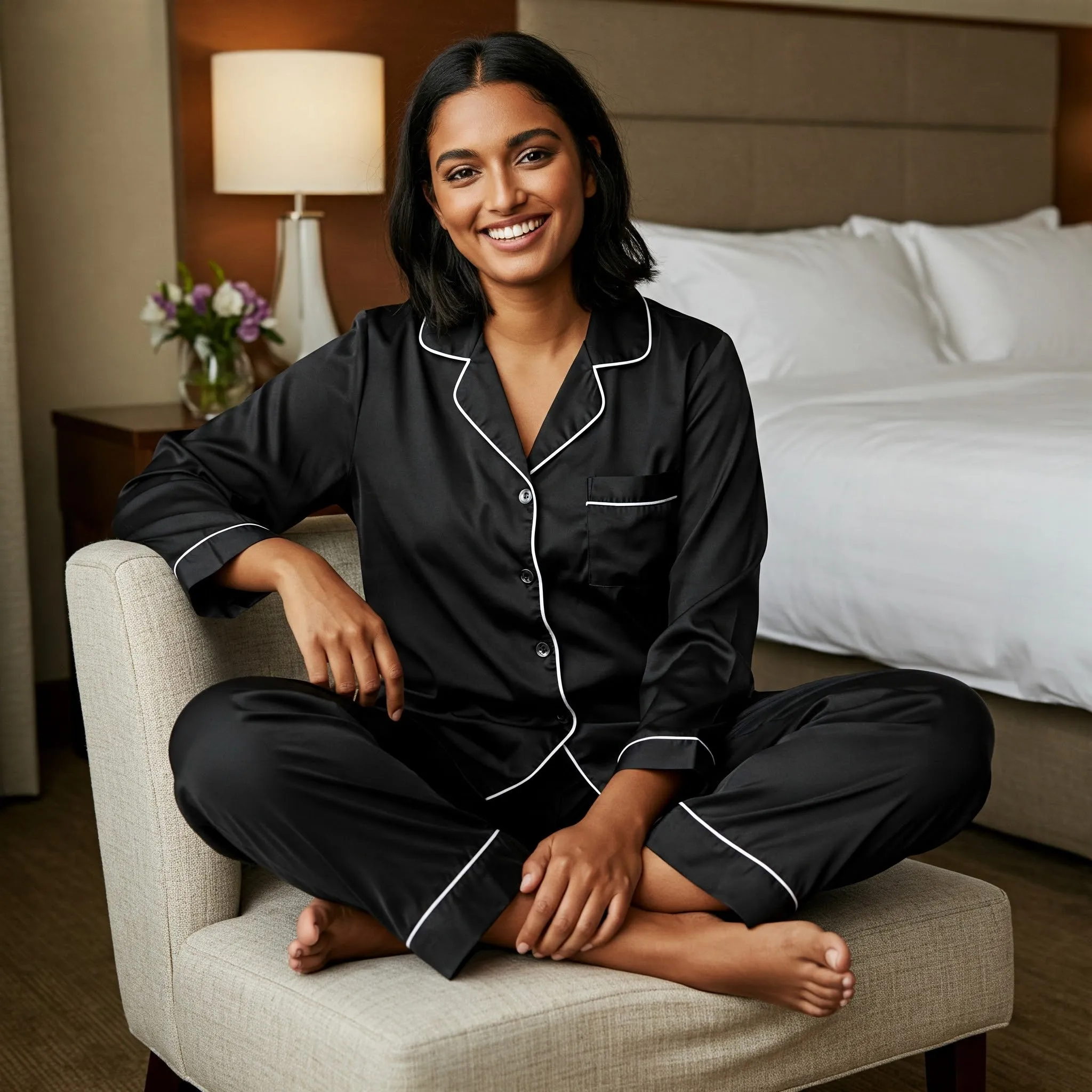 Satin Pyjamas Set