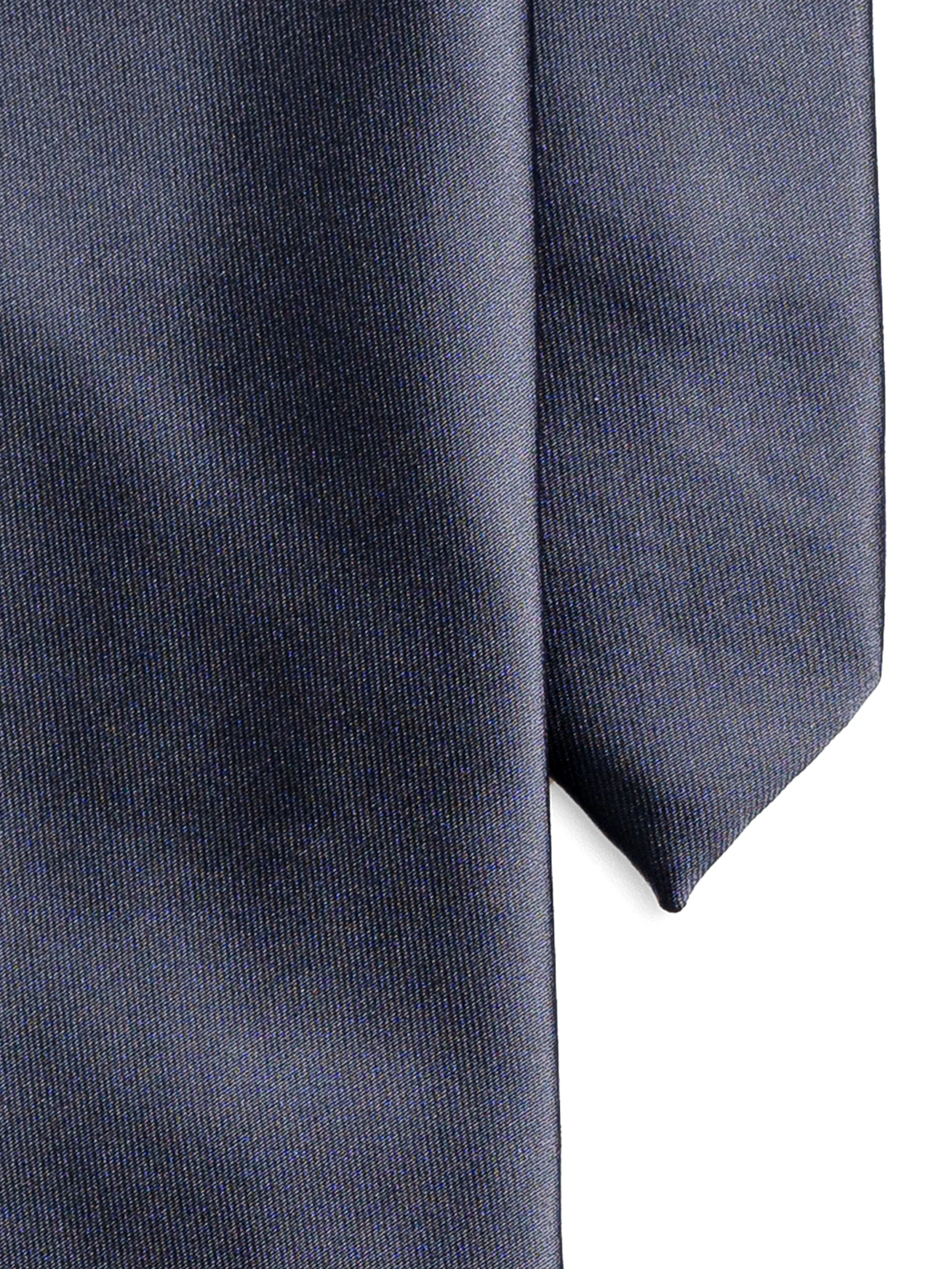 Satin Tie - Dark Grey