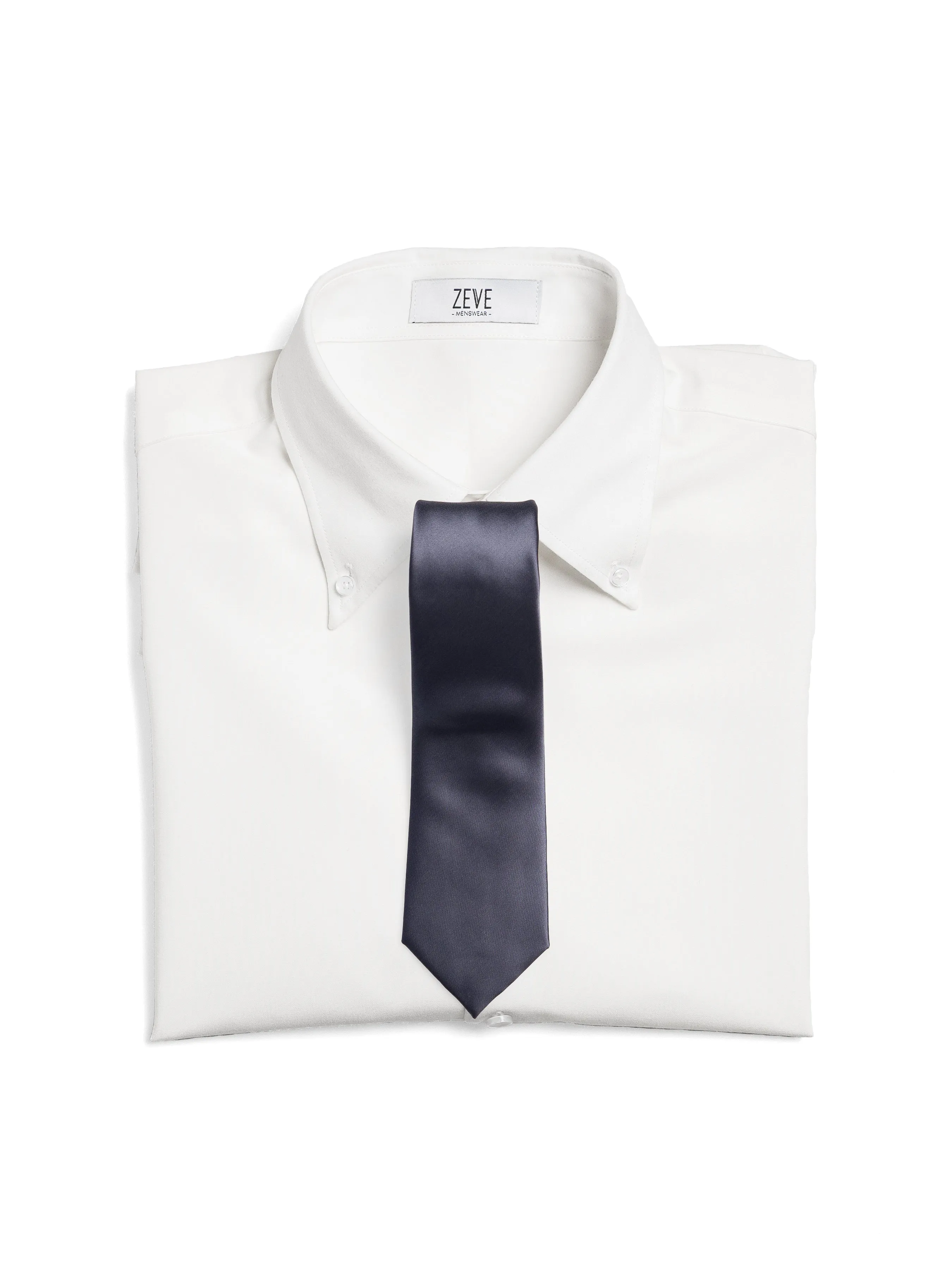 Satin Tie - Dark Grey