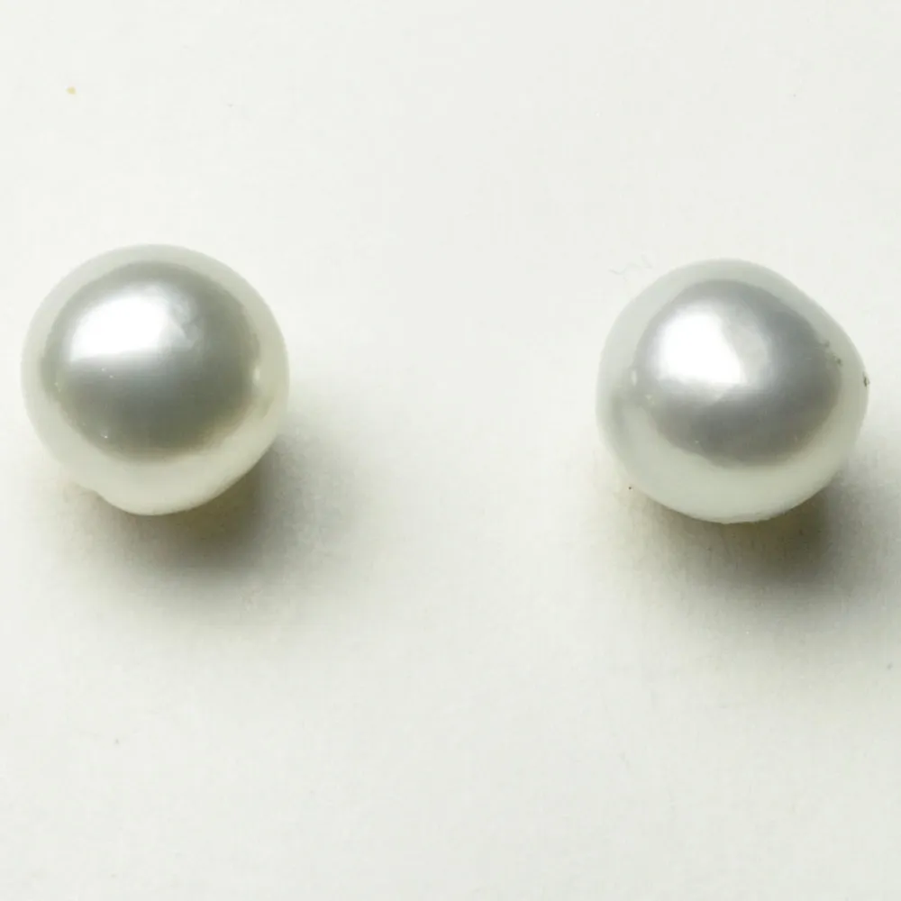 Satiny White South Sea Pearl Earrings