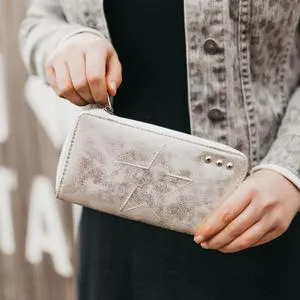 Sia Star Wallet - Silver