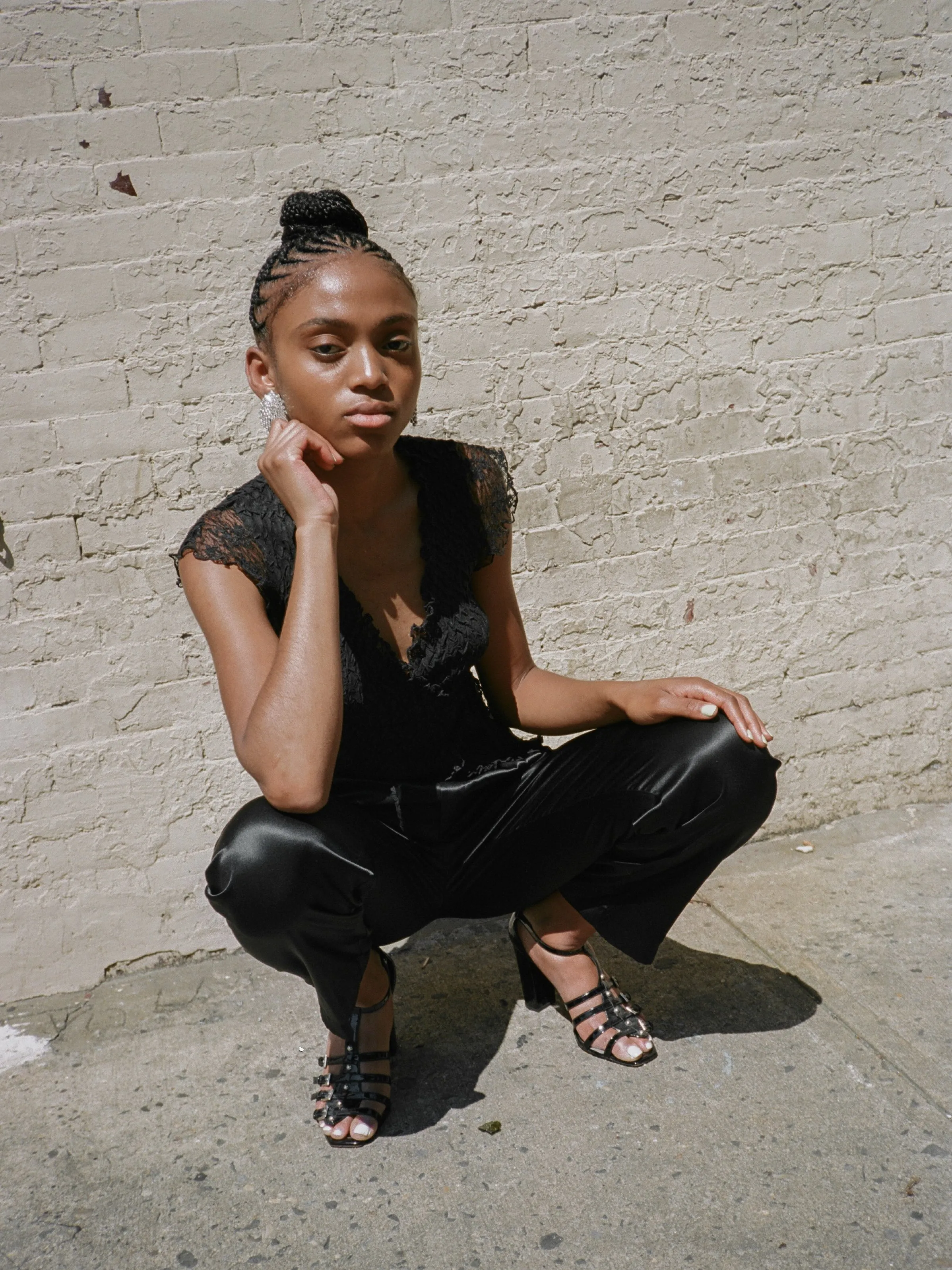 Silk Charmeuse Trousers