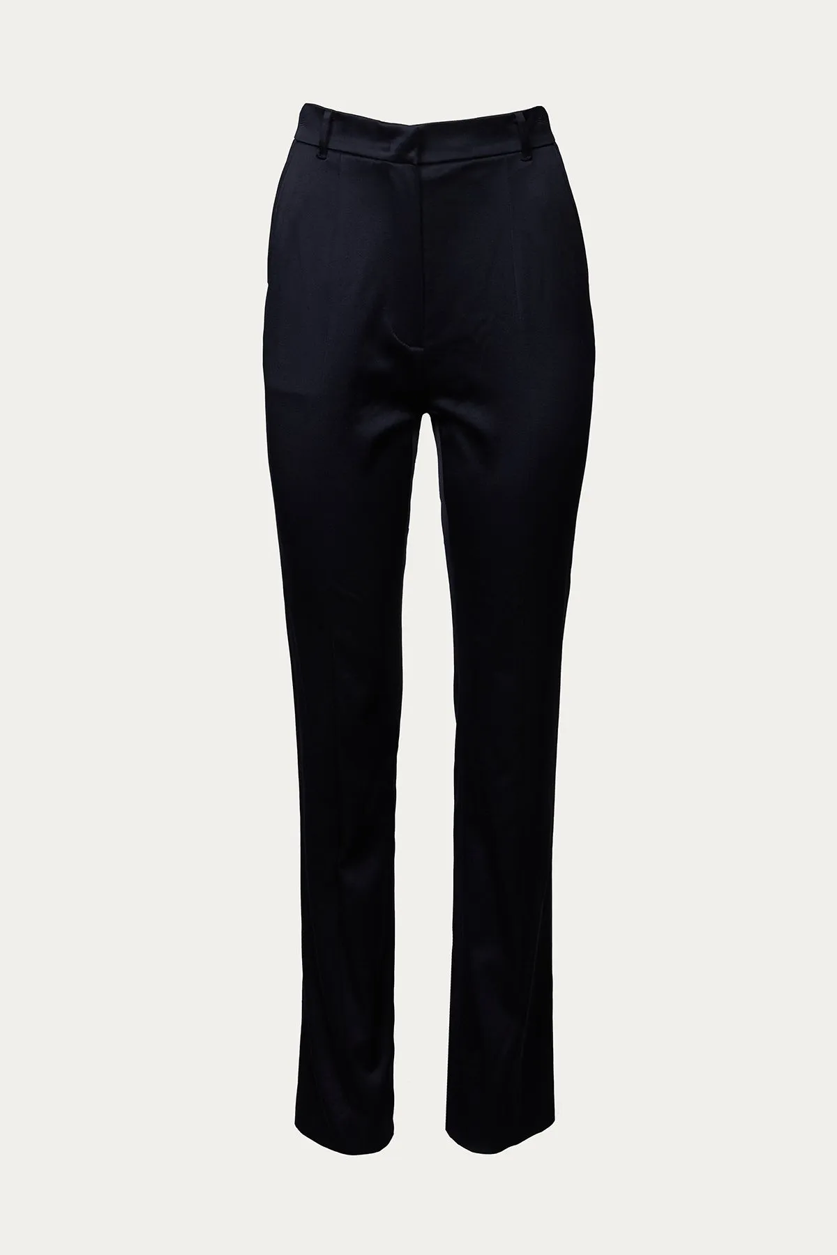 SILON STRAIGHT-LEG SATIN PANTS