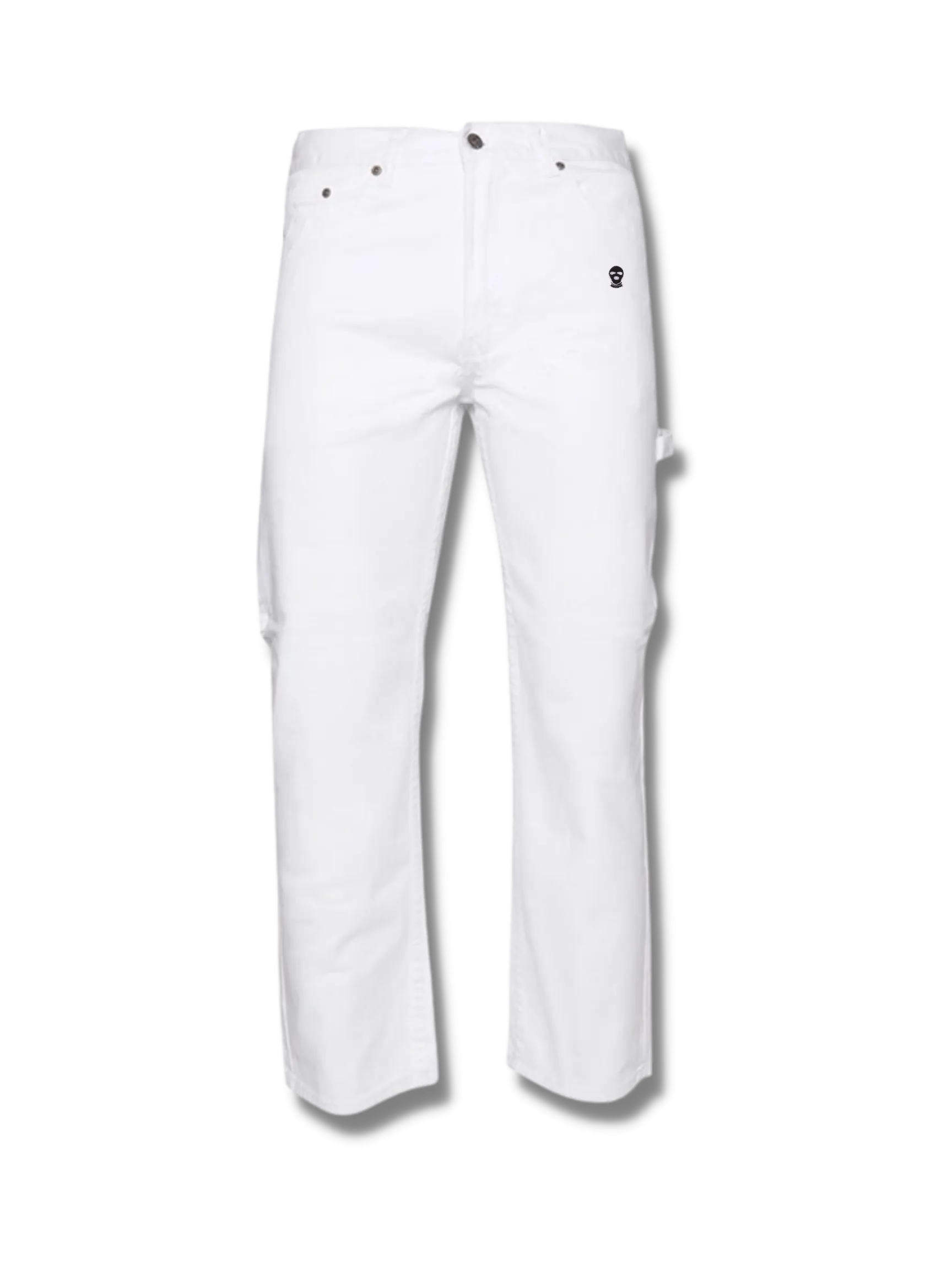 Ski Mask White Carpenter Pants
