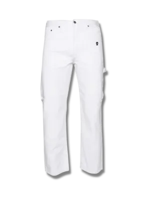 Ski Mask White Carpenter Pants