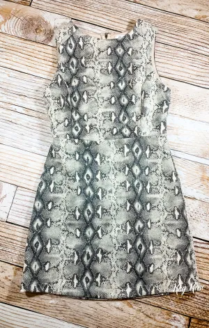 Snake Skin Print Dress