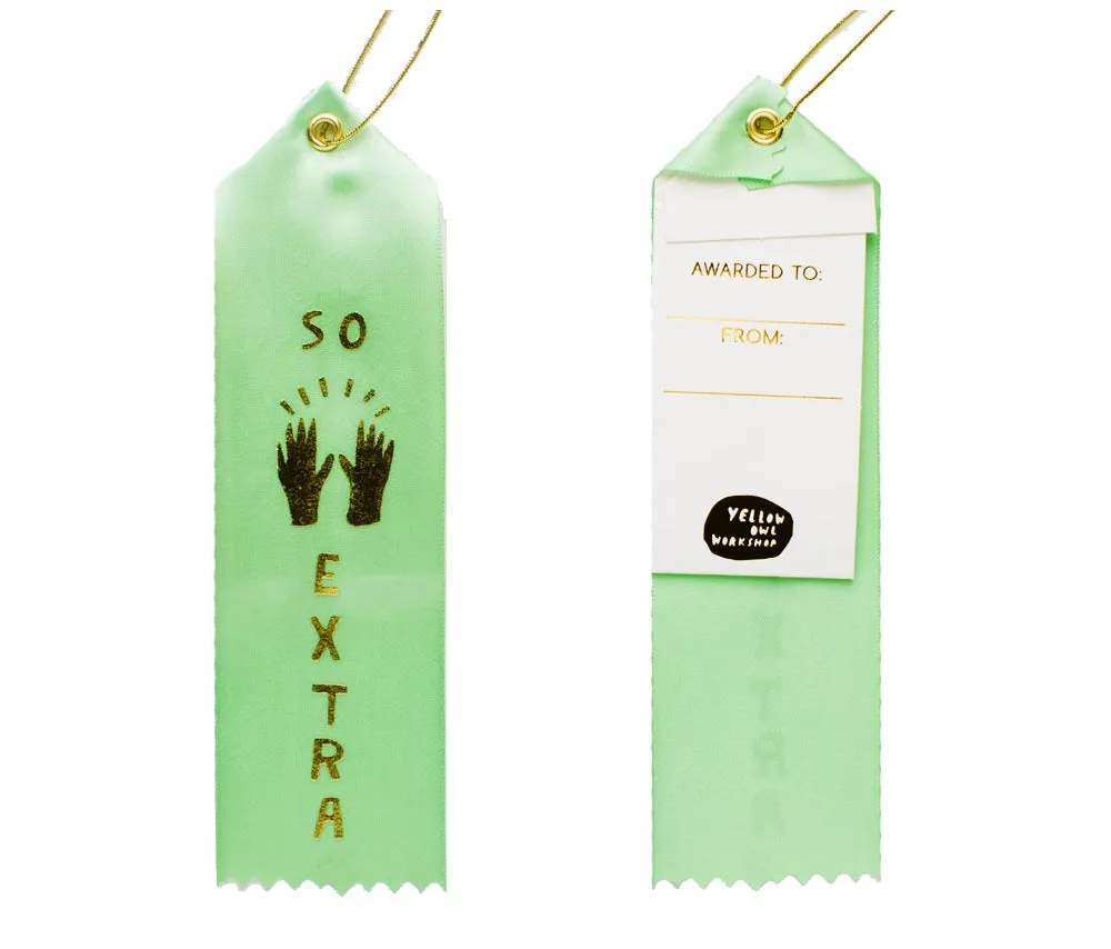 So Extra - Award Ribbon Card