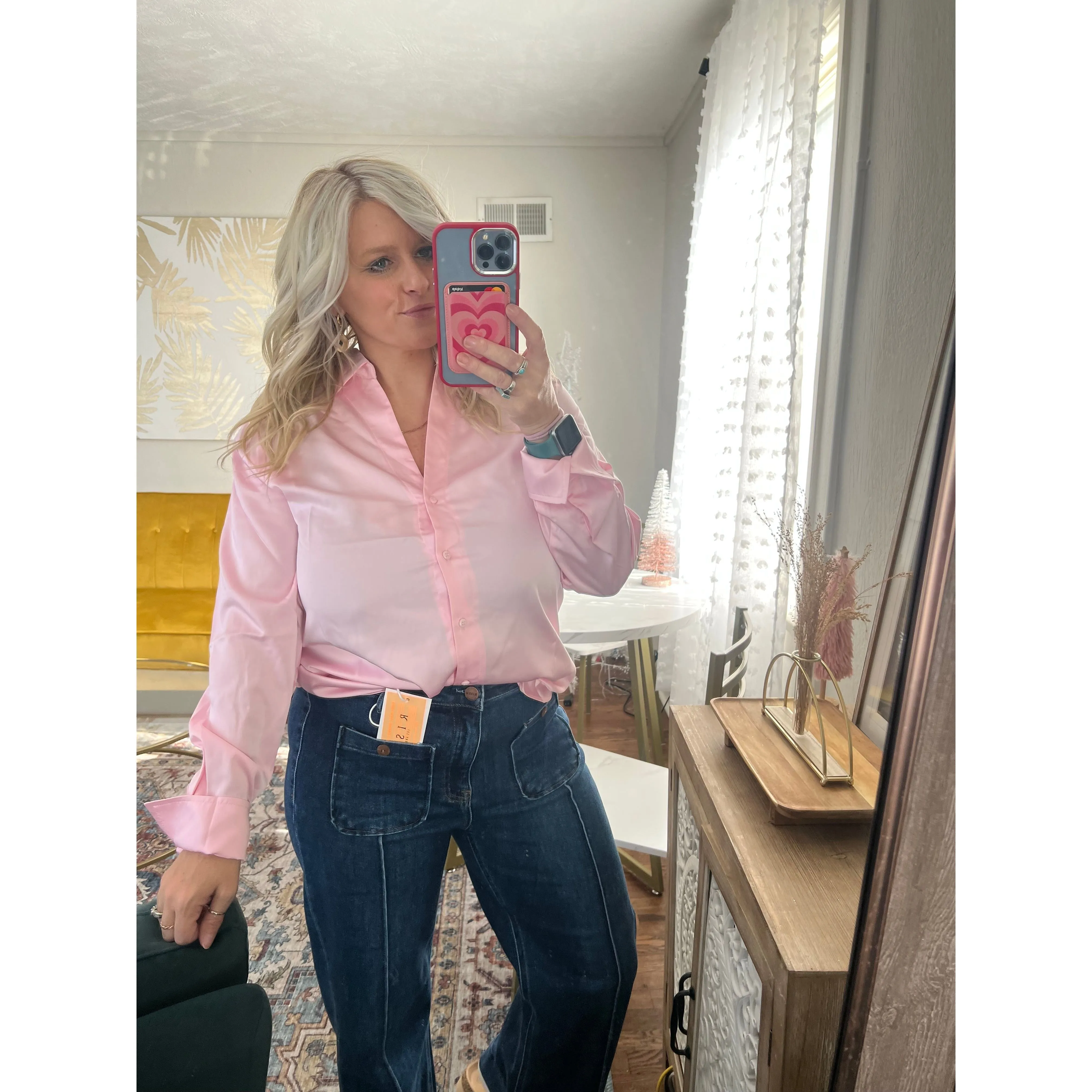 So Satin Blouse