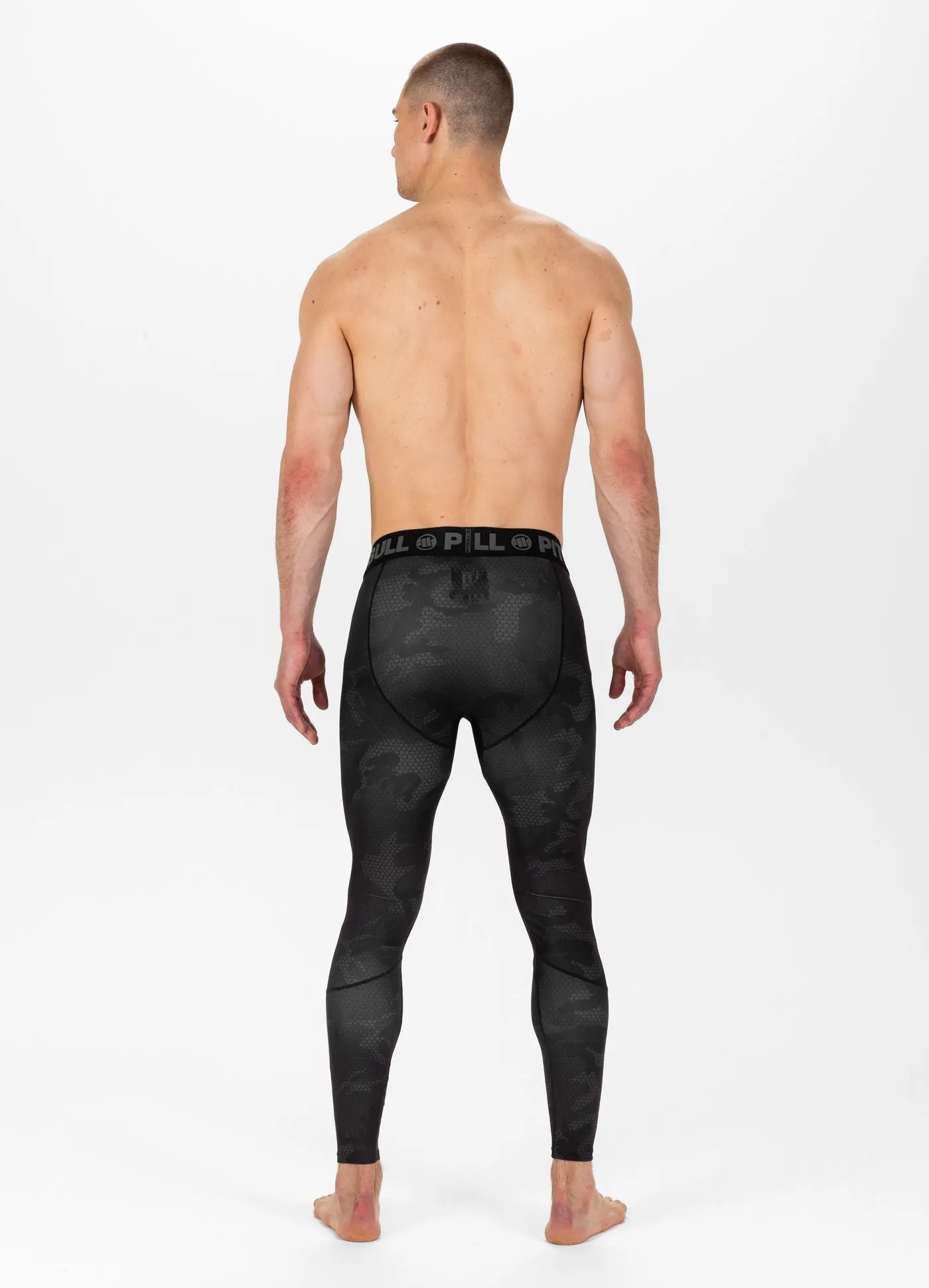 Sports Leggings Net Camo II - All Black Camo