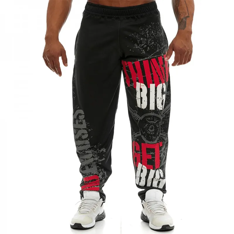 Sports Pants Men'S Quick-Drying Loose Large Size Running Training Men'S Fitness Leisure Fitness Pants