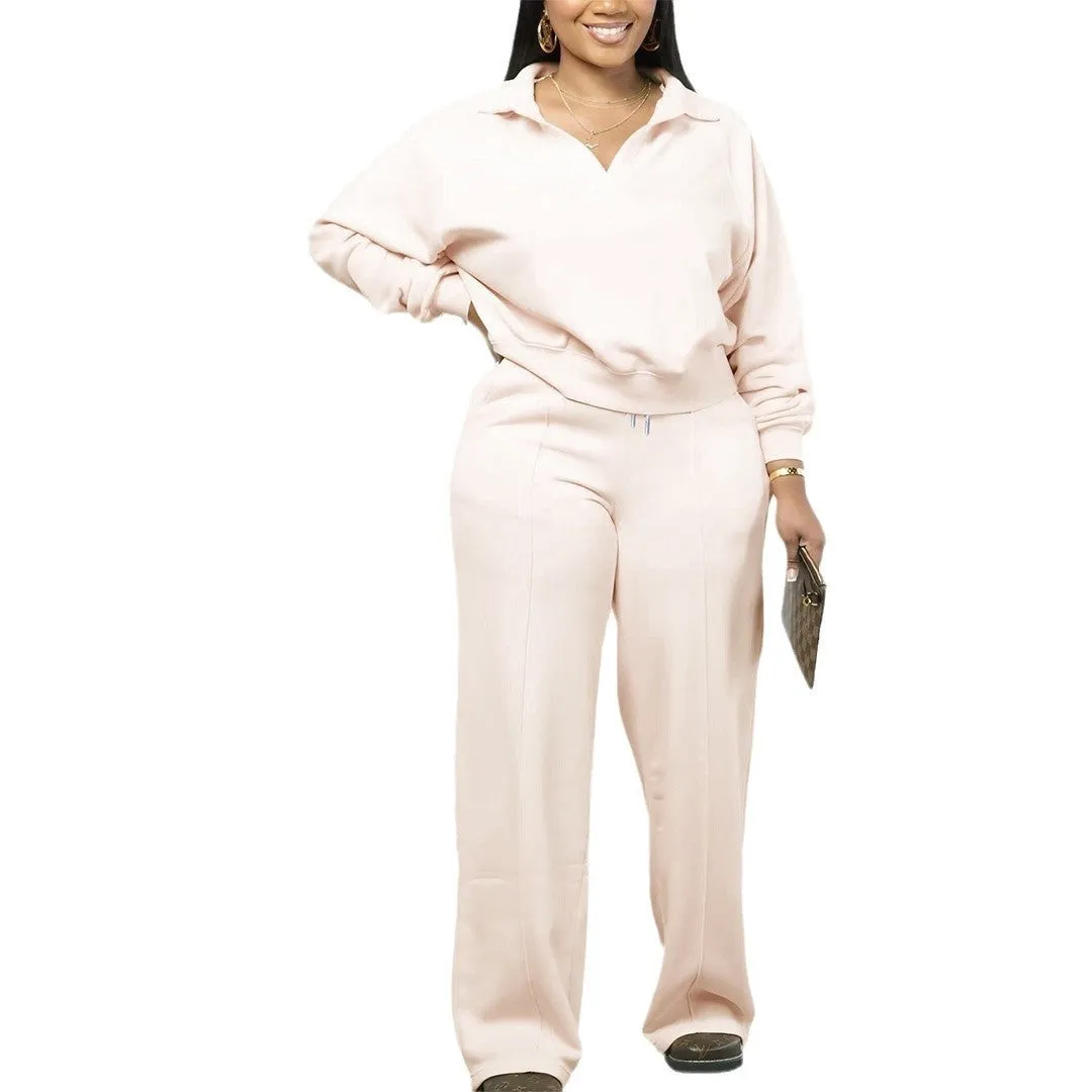 Sports Thickening Women's Pants Suit