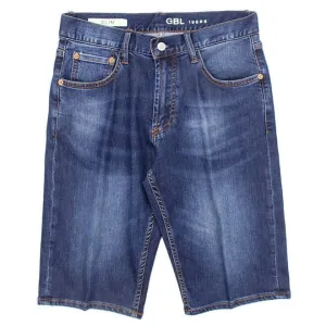 Summer Vintage Loose Mid Waisted Men's Jean Shorts