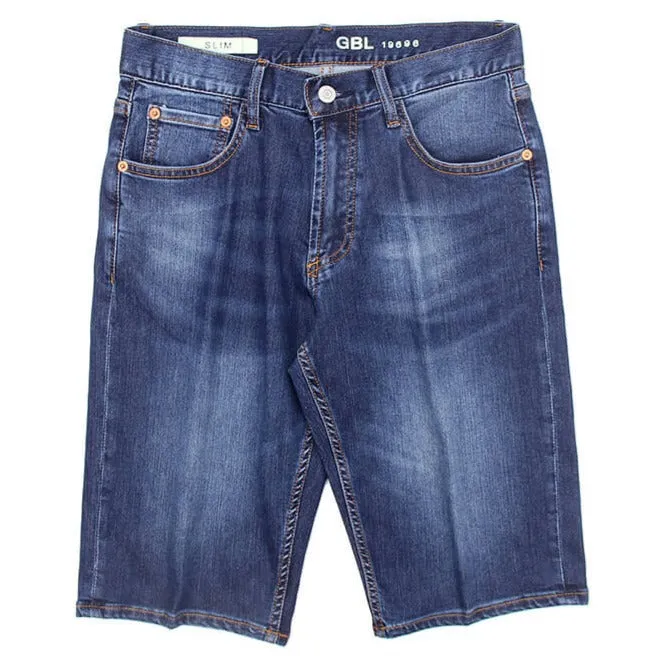Summer Vintage Loose Mid Waisted Men's Jean Shorts