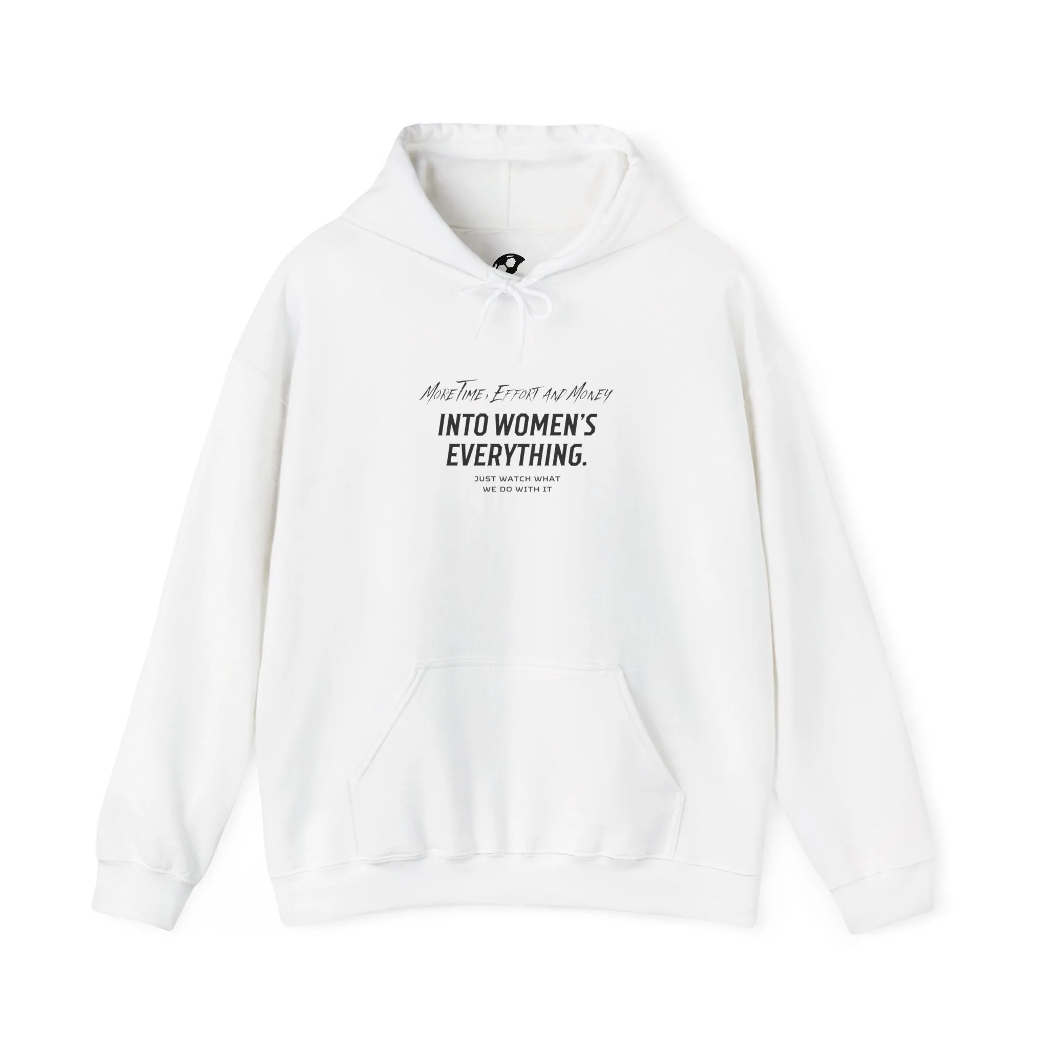 Support Your Local Female Athletes Adult Hooded Sweatshirt