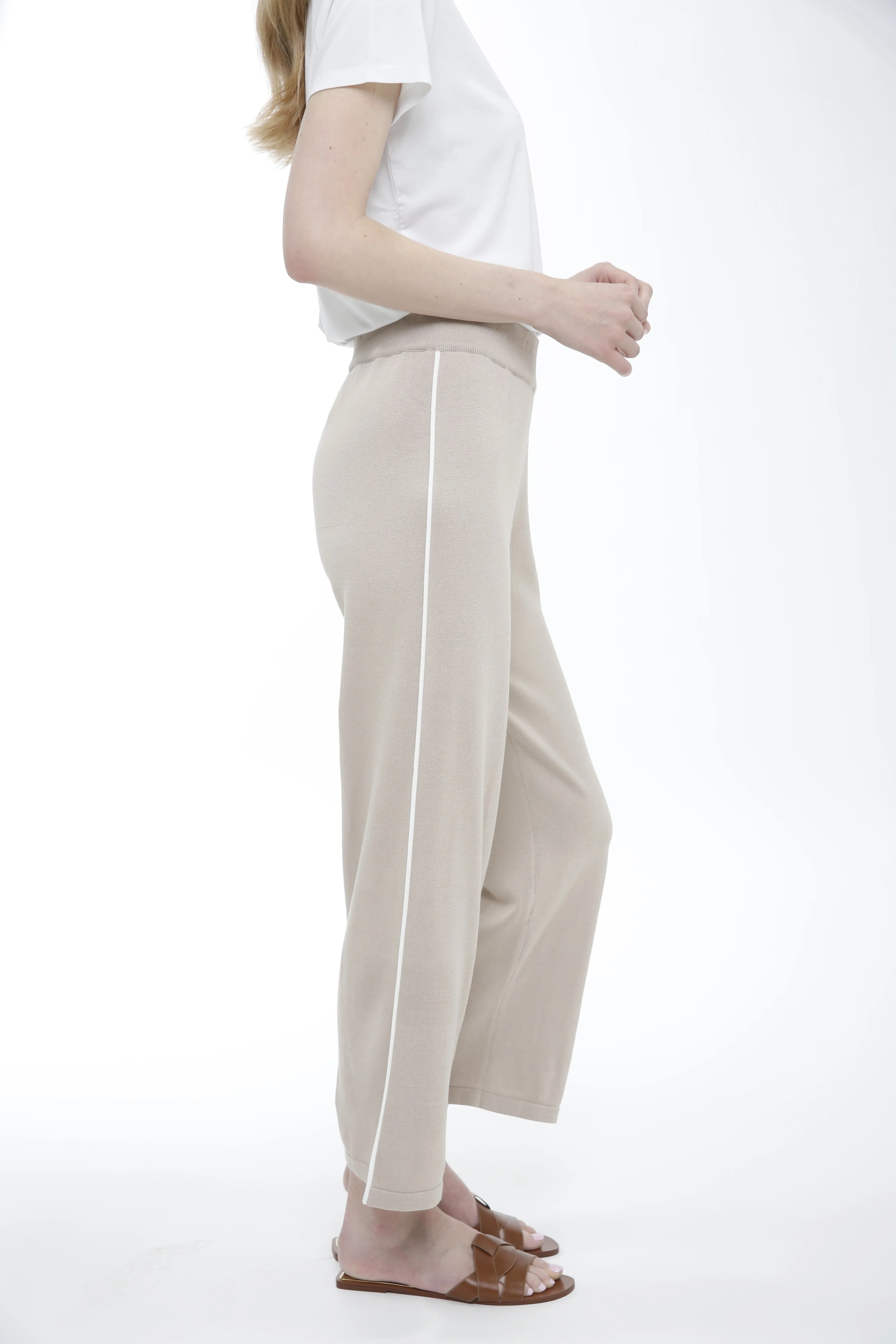 Sweat Pant with Contrast Side Piping