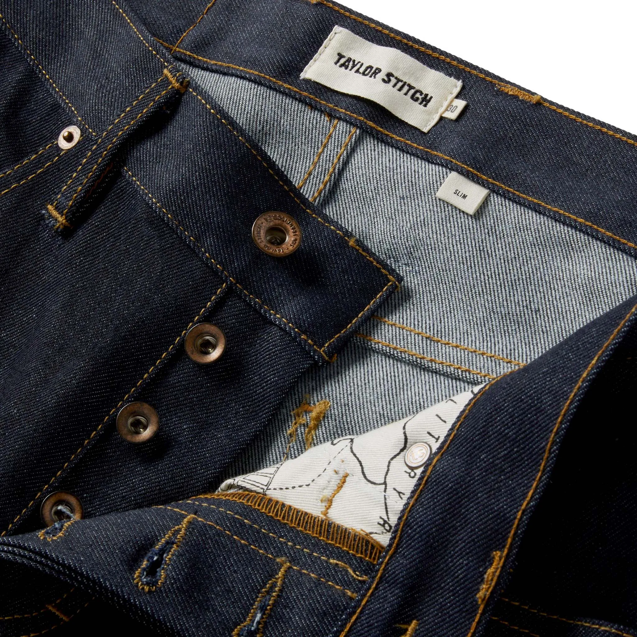Taylor Stitch - The Slim Jean in Linen Denim