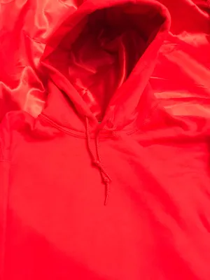 The Classic Collection: RED PUNCH SATIN HOODIE