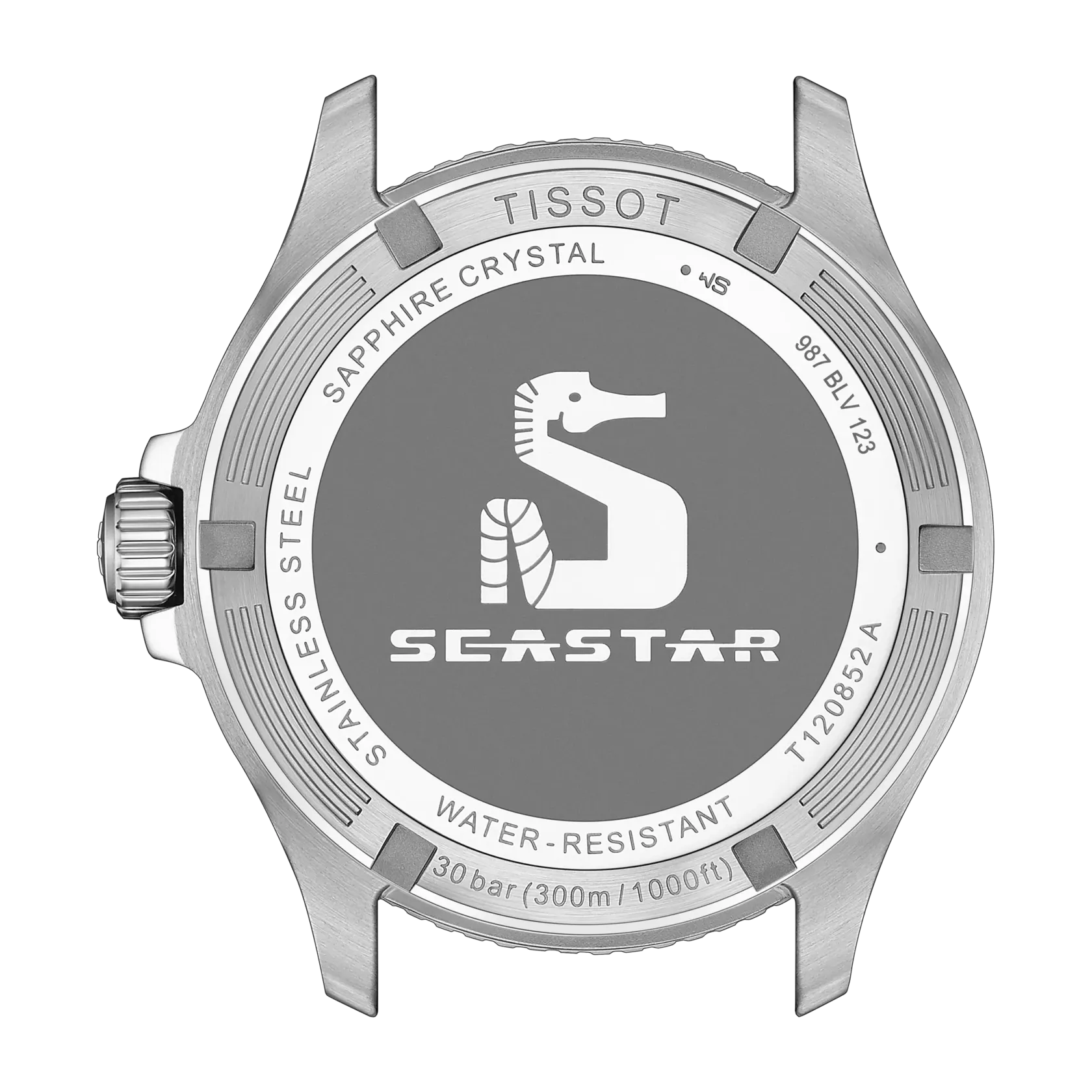 Tissot Seastar 1000 GMT watch 40mm Black Quartz Steel Finish Pvd Gold Gold T120.852.22.051.00