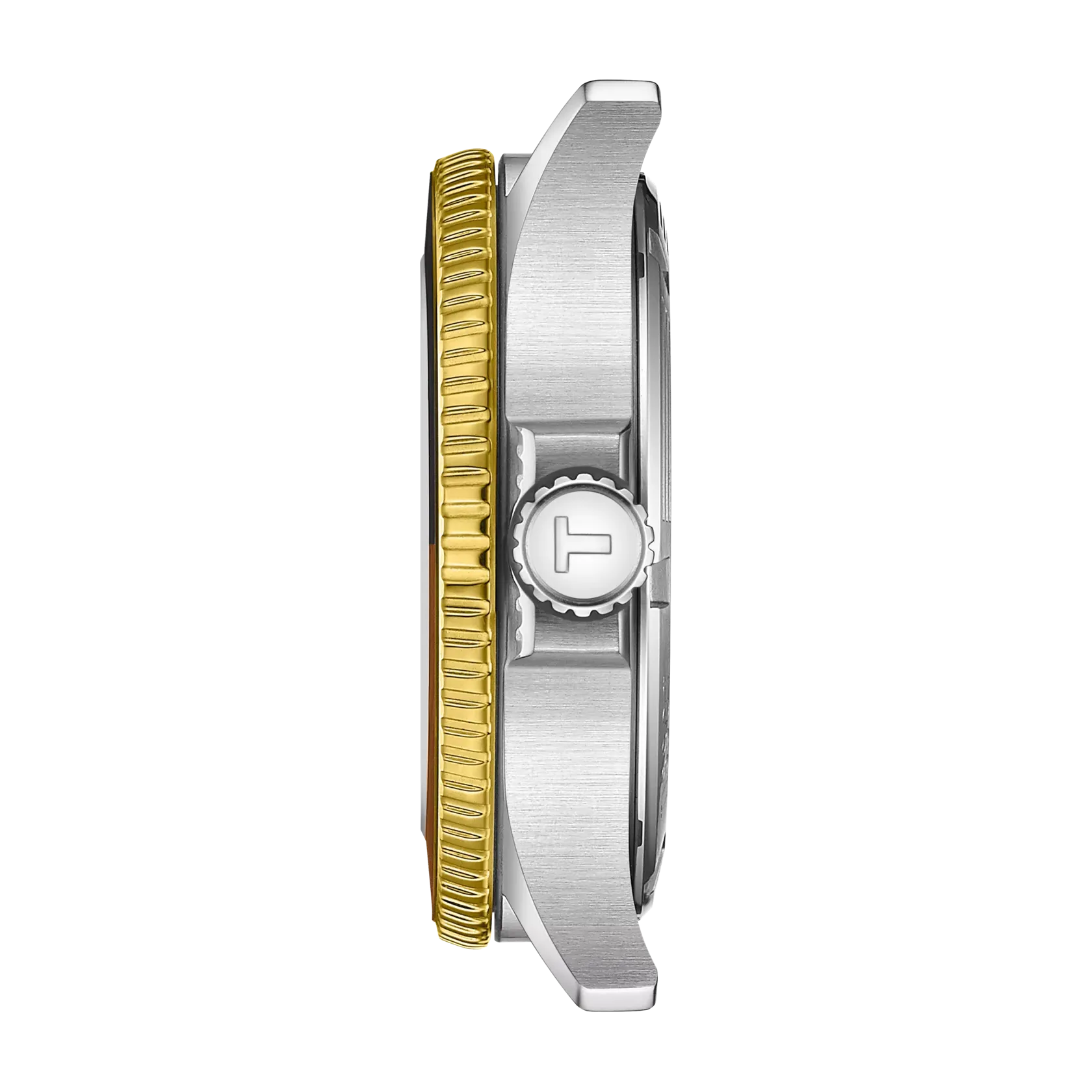 Tissot Seastar 1000 GMT watch 40mm Black Quartz Steel Finish Pvd Gold Gold T120.852.22.051.00