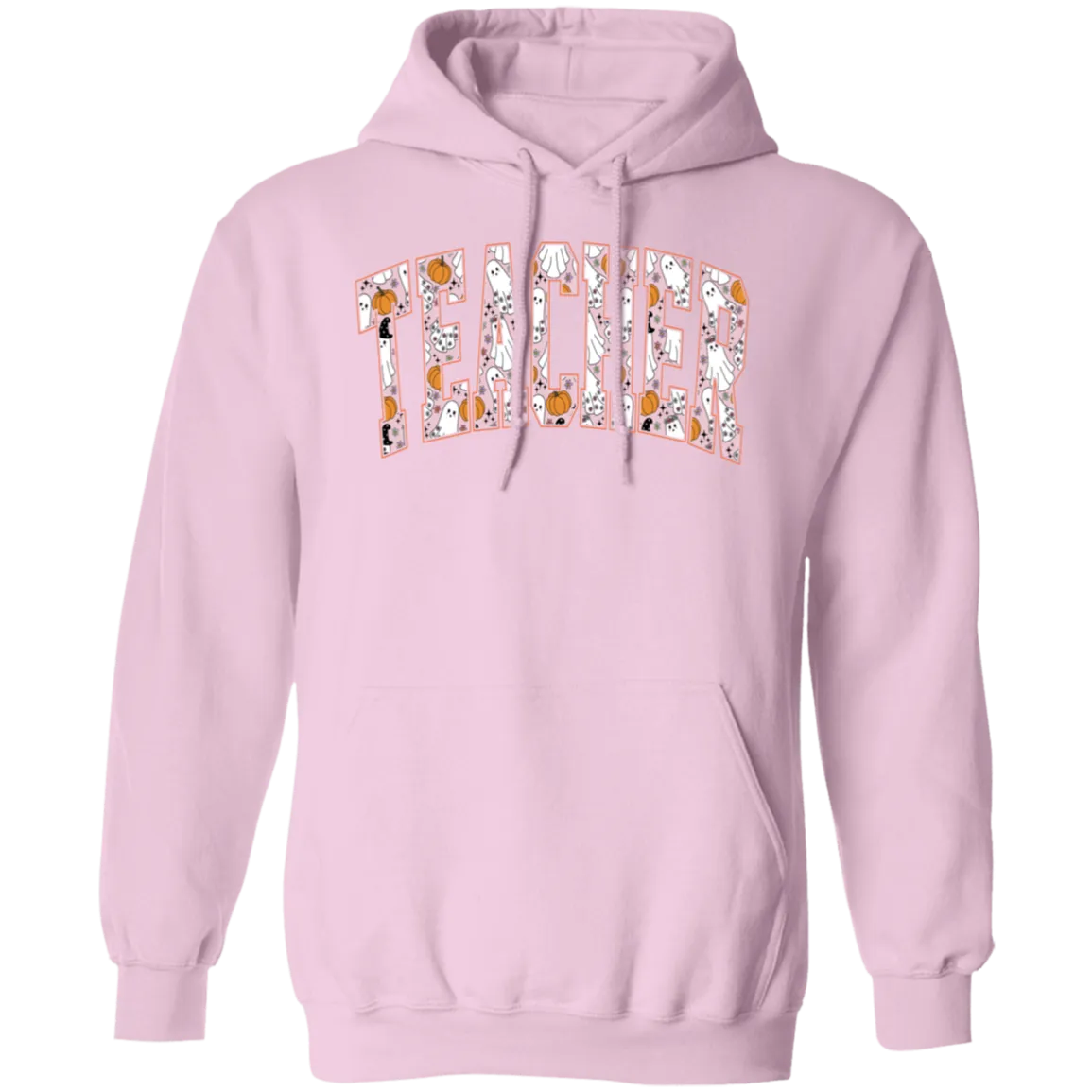Trendy Halloween Fall Hoodie – Perfect for Spooky Teachers!