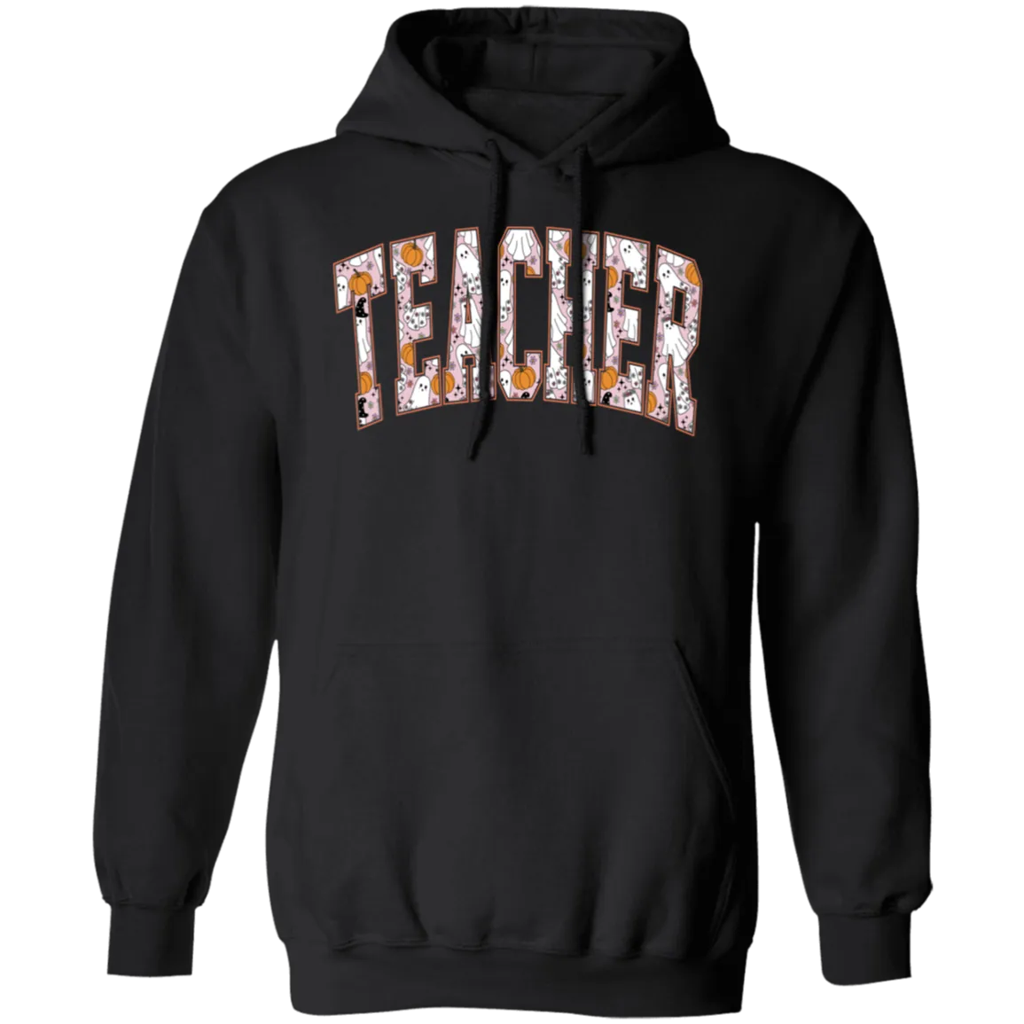 Trendy Halloween Fall Hoodie – Perfect for Spooky Teachers!