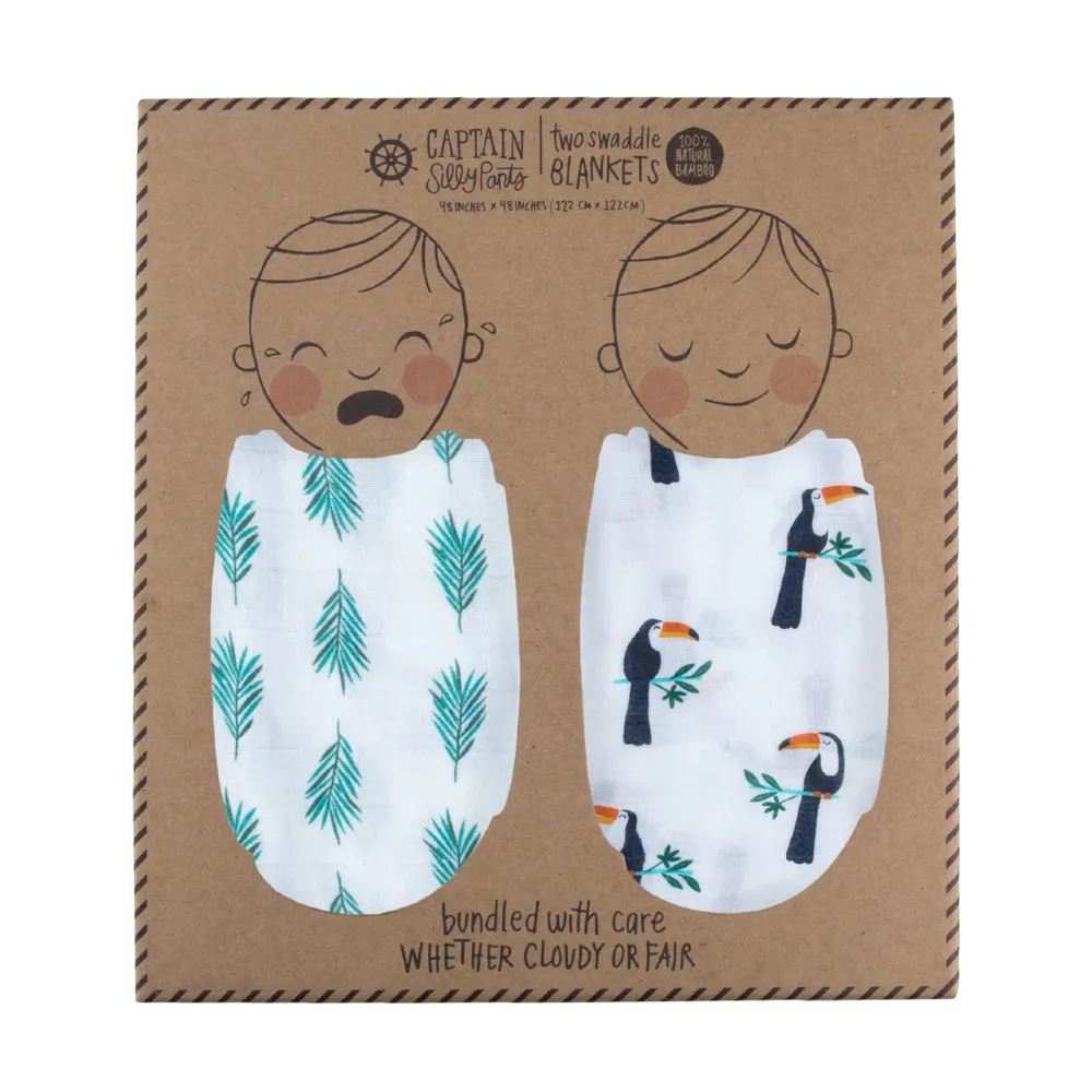 Tropical Rainforest Swaddle Set