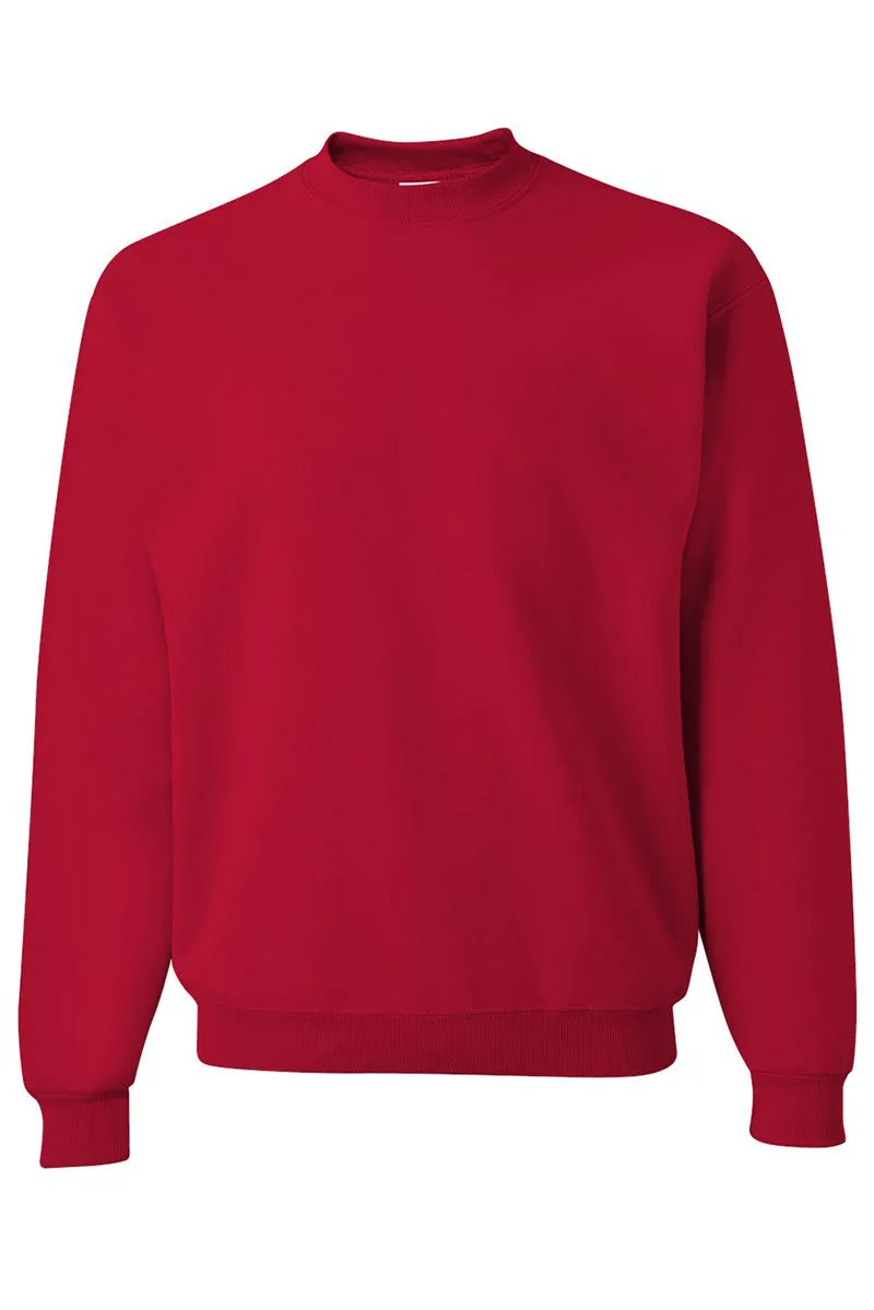 True Red You Design It Embroidered Side Bows Unisex NuBlend Crew Sweatshirt *Customize Your Text and Bows