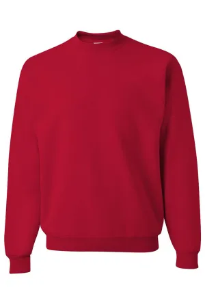 True Red You Design It Embroidered Side Bows Unisex NuBlend Crew Sweatshirt *Customize Your Text and Bows