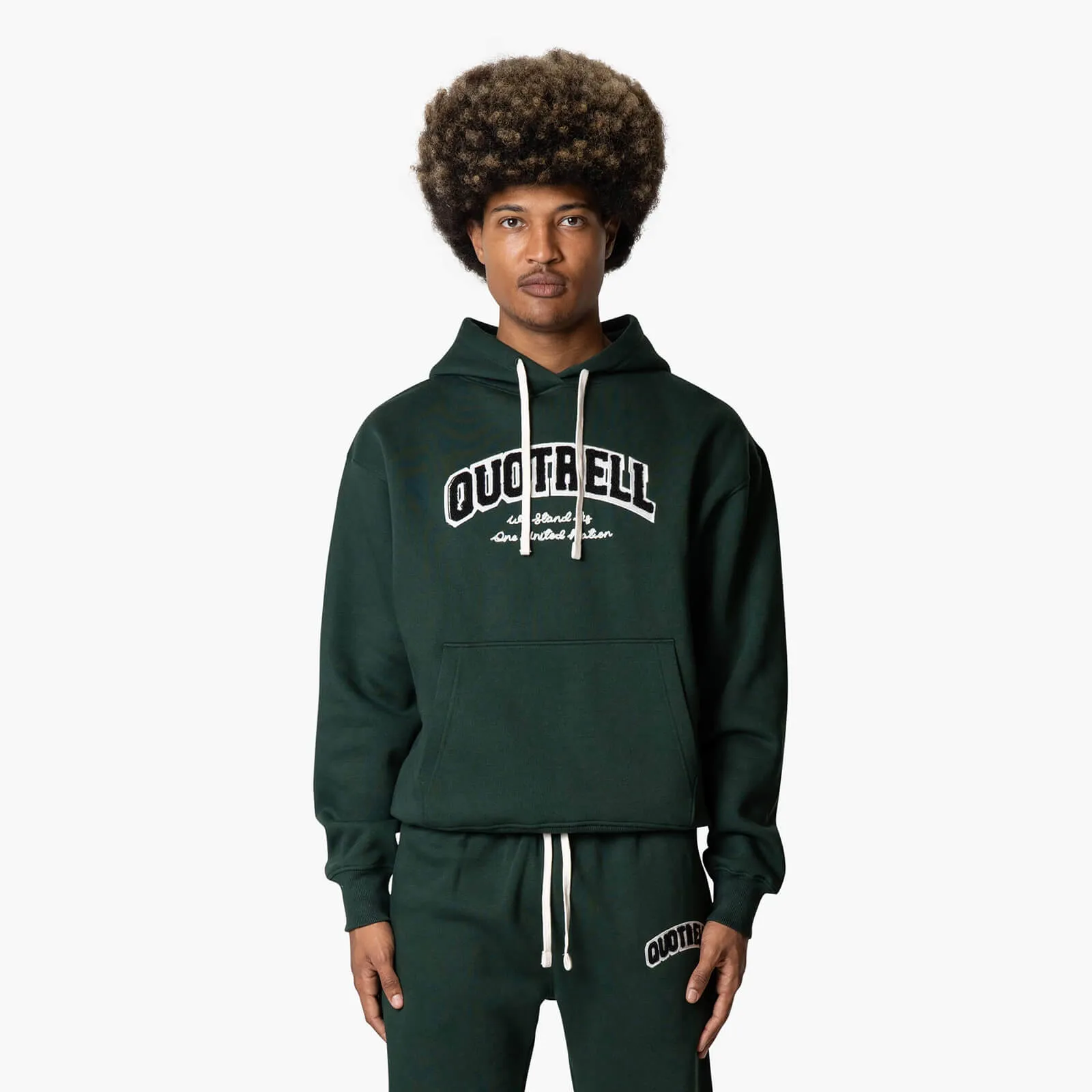 UNIVERSITY SET - LOOSE FIT | PETROL/WHITE