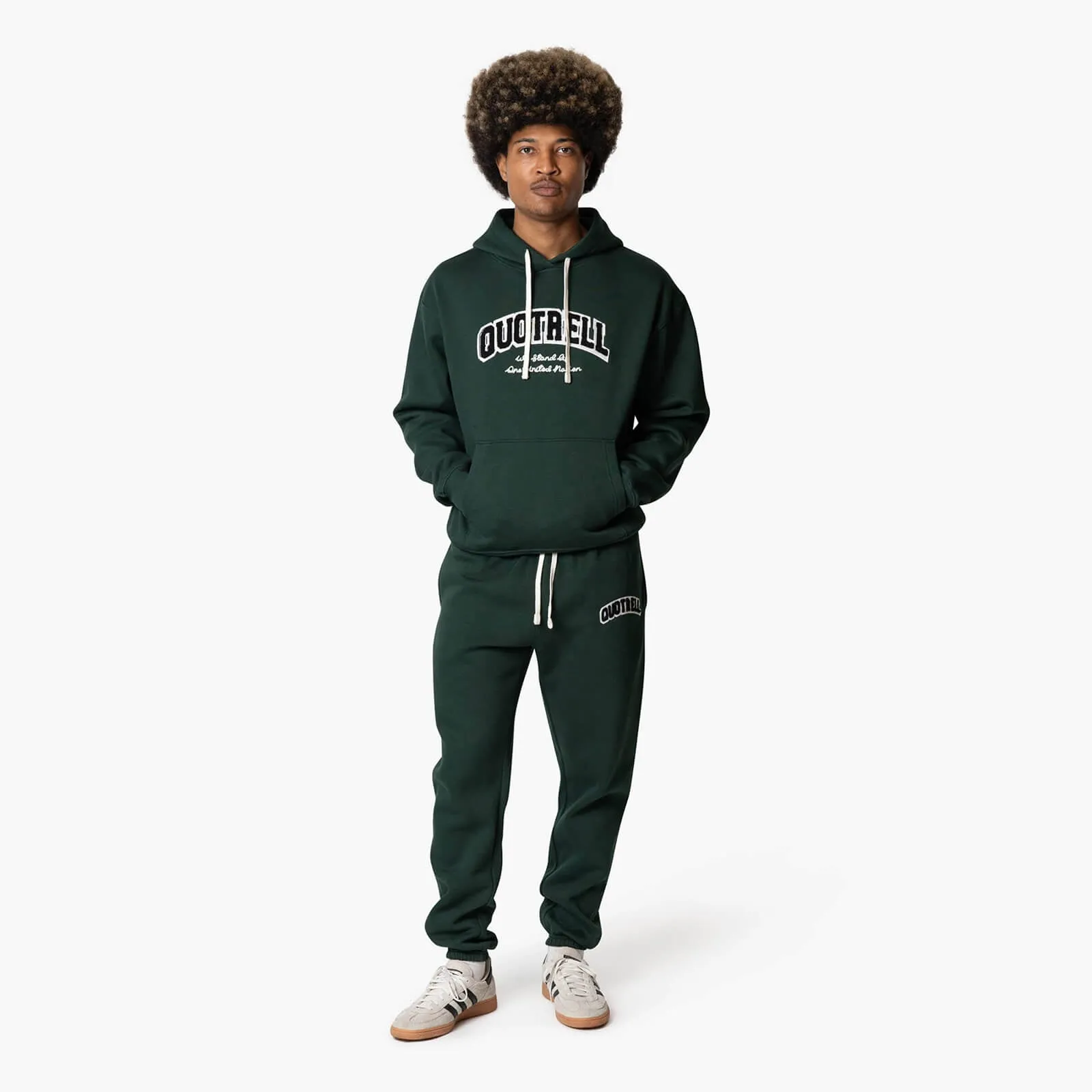 UNIVERSITY SET - LOOSE FIT | PETROL/WHITE