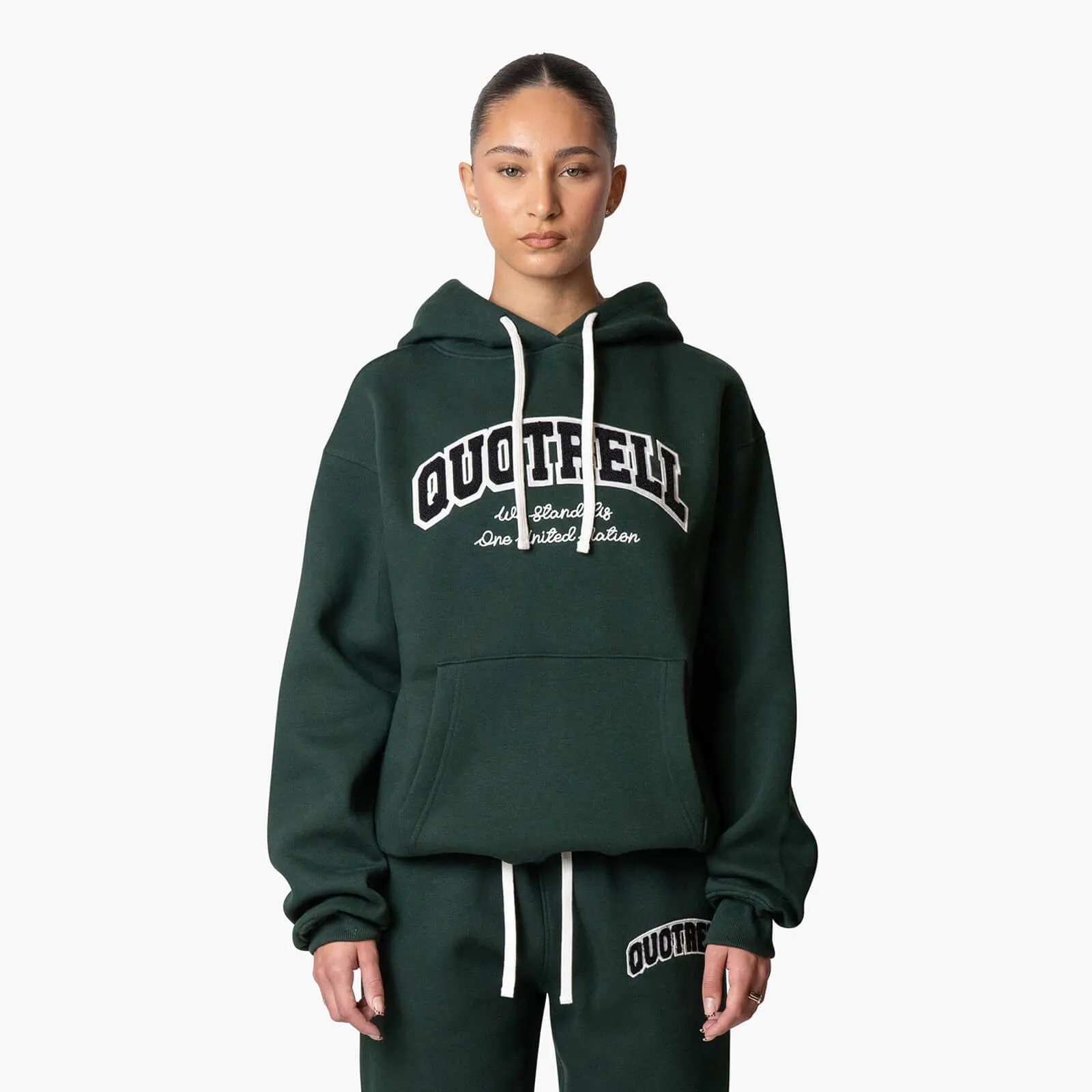 UNIVERSITY SET - LOOSE FIT | PETROL/WHITE