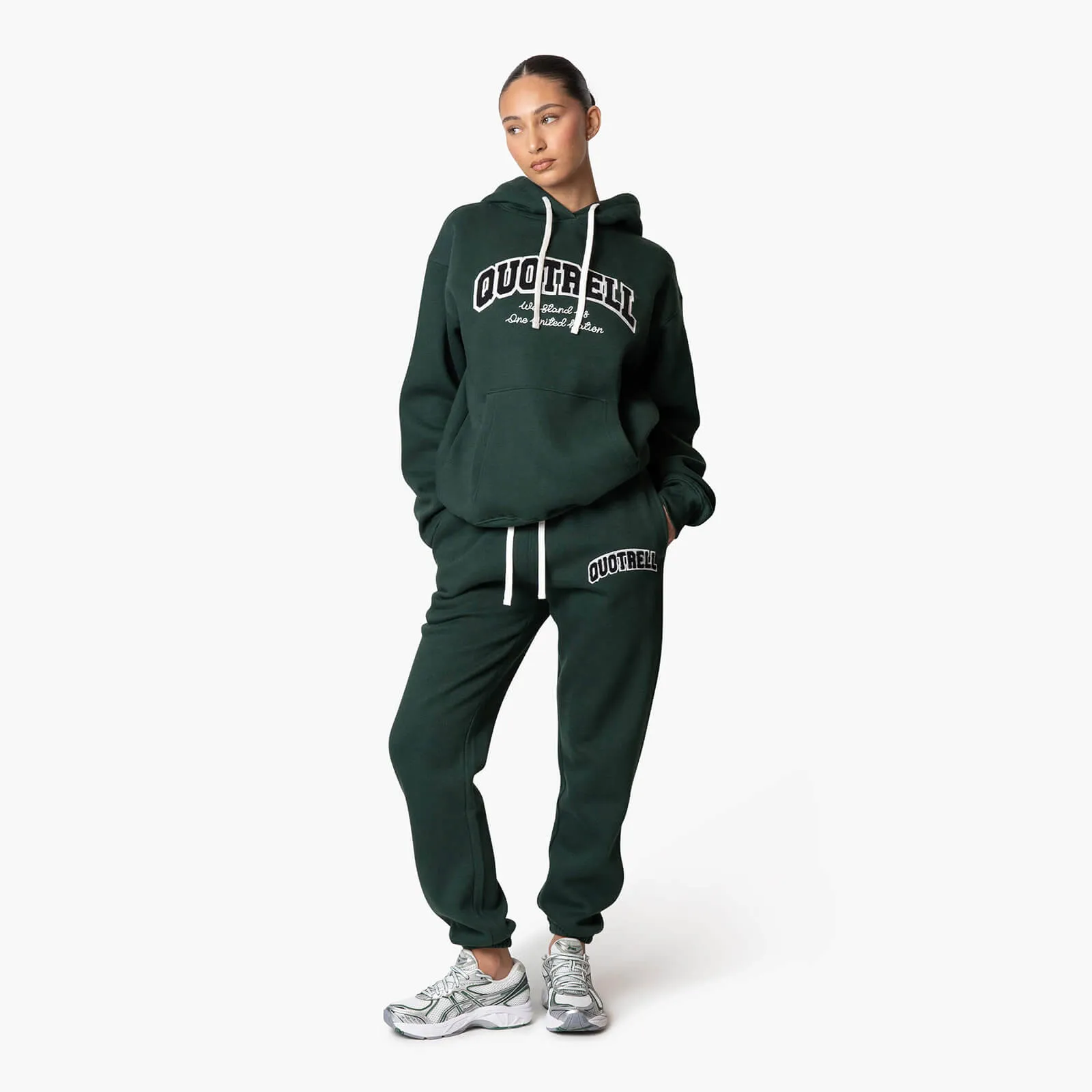 UNIVERSITY SET - LOOSE FIT | PETROL/WHITE