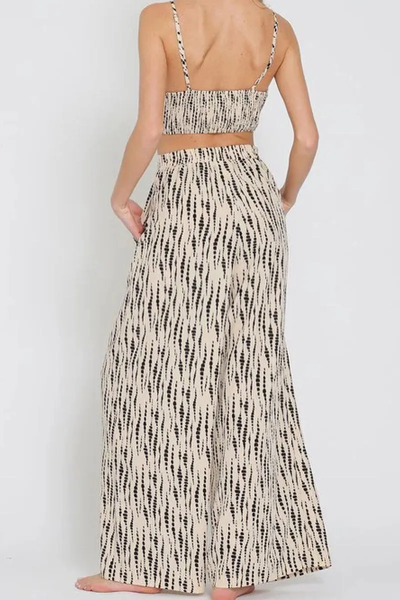 UR3185 Graphic Shirt and Pants Set Top