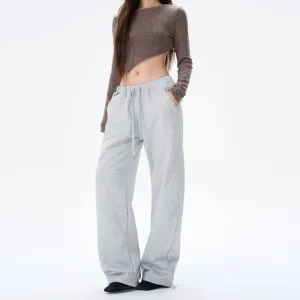 Velvet Drawstring Sweatpants