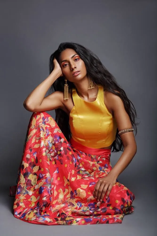 VIDYA Satin Top