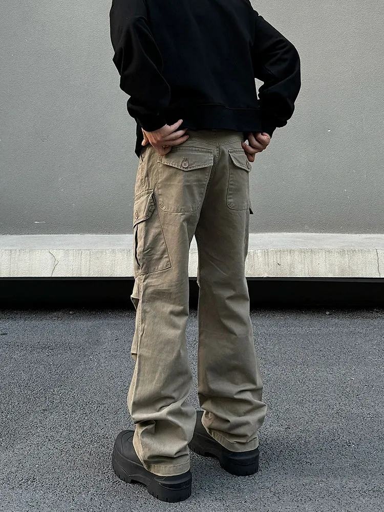 Vintage Straight-leg Cargo Pants