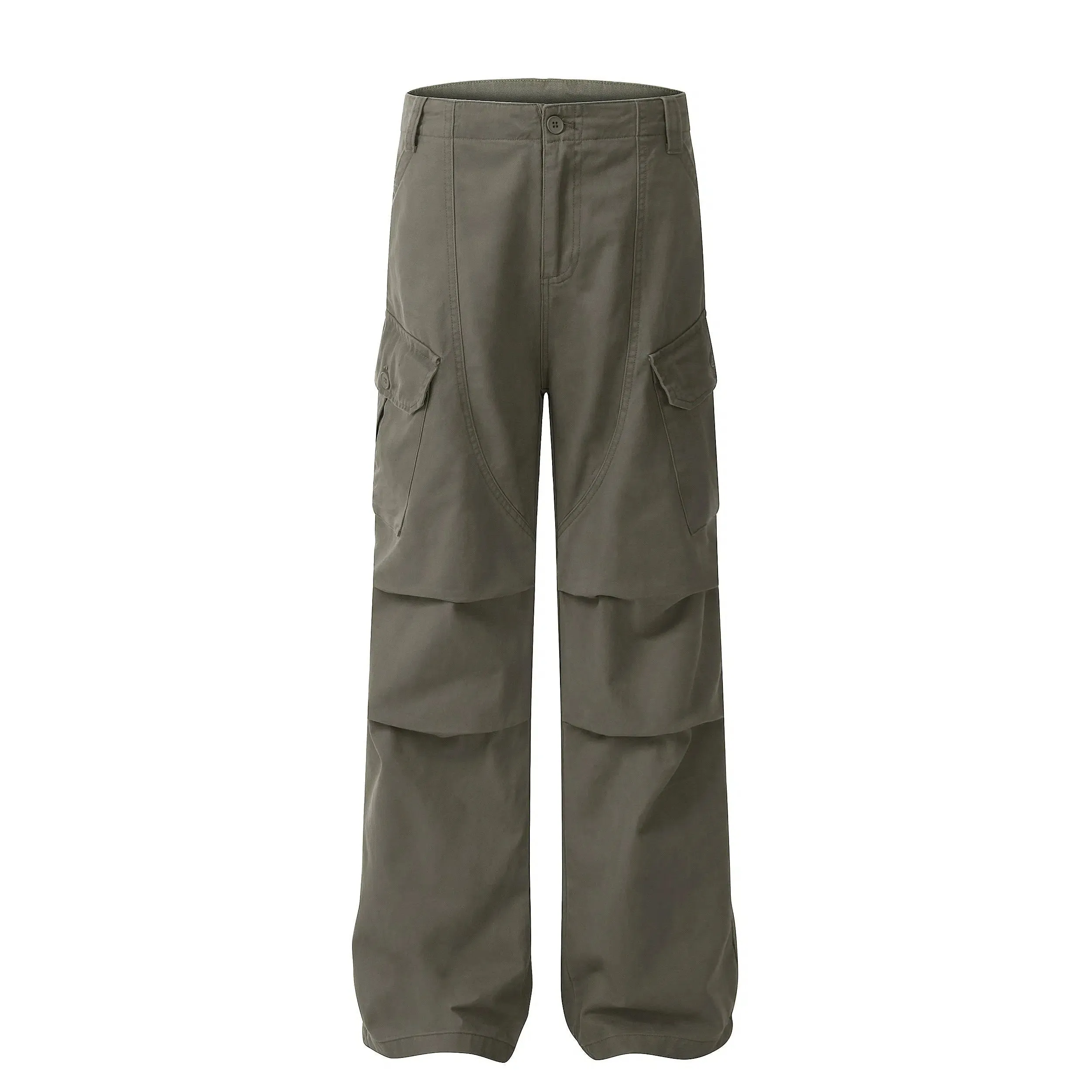 Vintage Straight-leg Cargo Pants