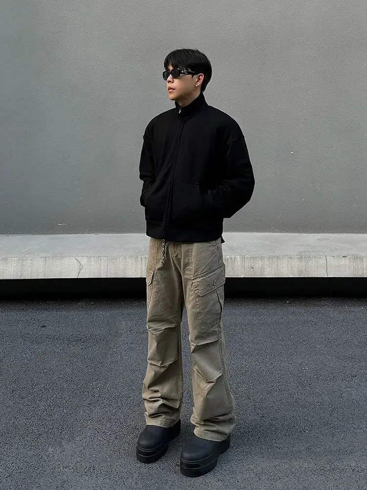 Vintage Straight-leg Cargo Pants