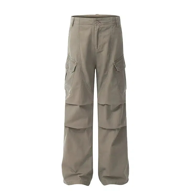 Vintage Straight-leg Cargo Pants