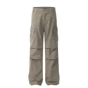 Vintage Straight-leg Cargo Pants