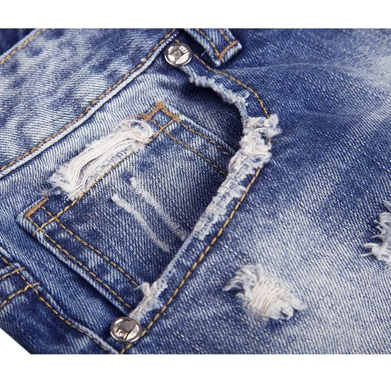 West Louis™ Casual Stretch Slim Jeans