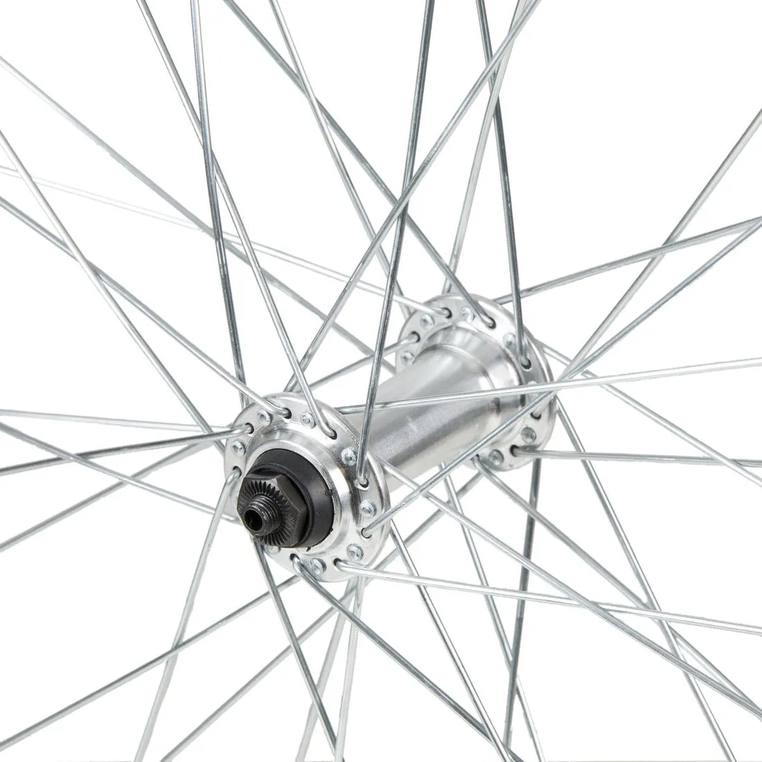 Wheel 28" Front Single Wall V-brake Quick Release - Black