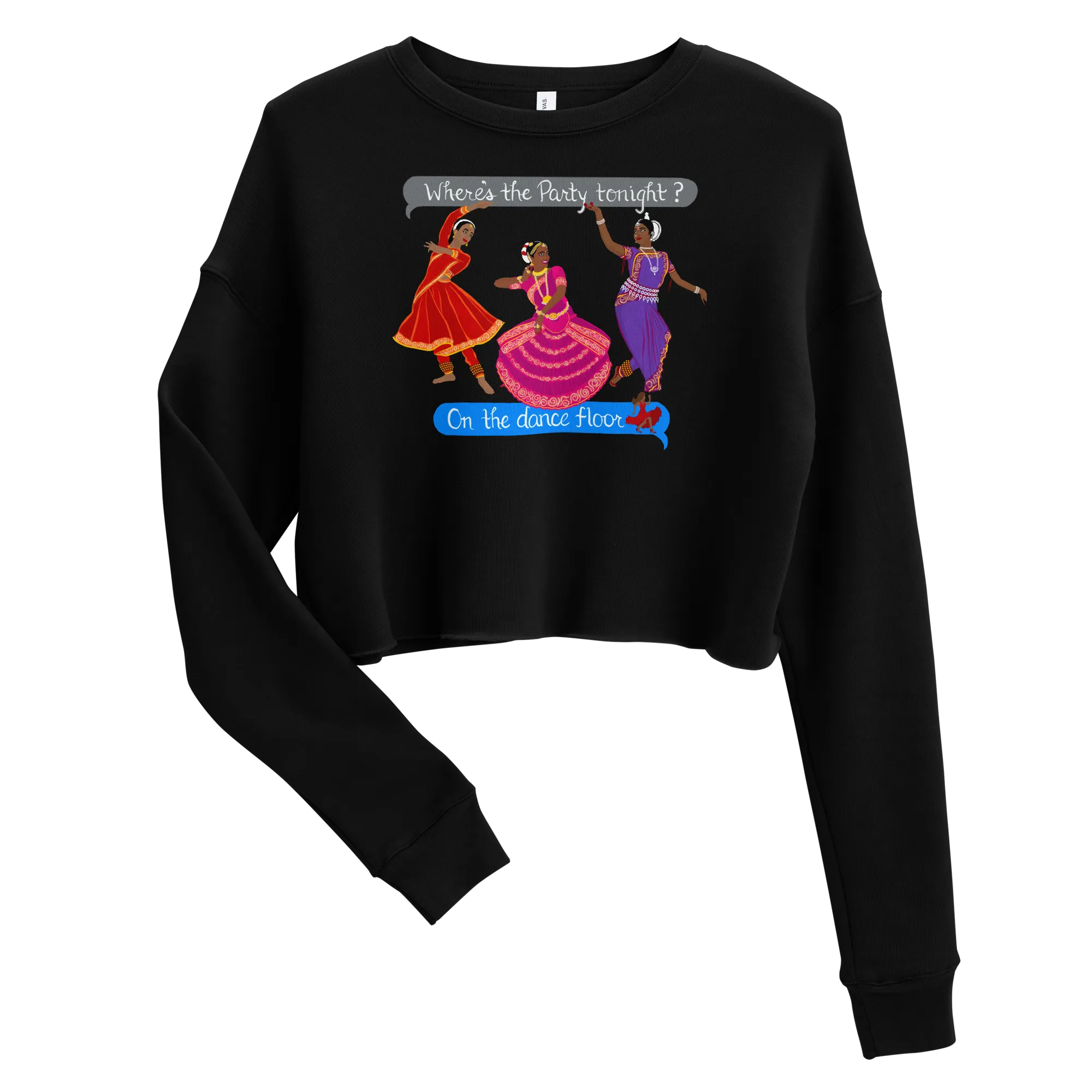 Where’s the Party Tonight? - Crop Sweatshirt