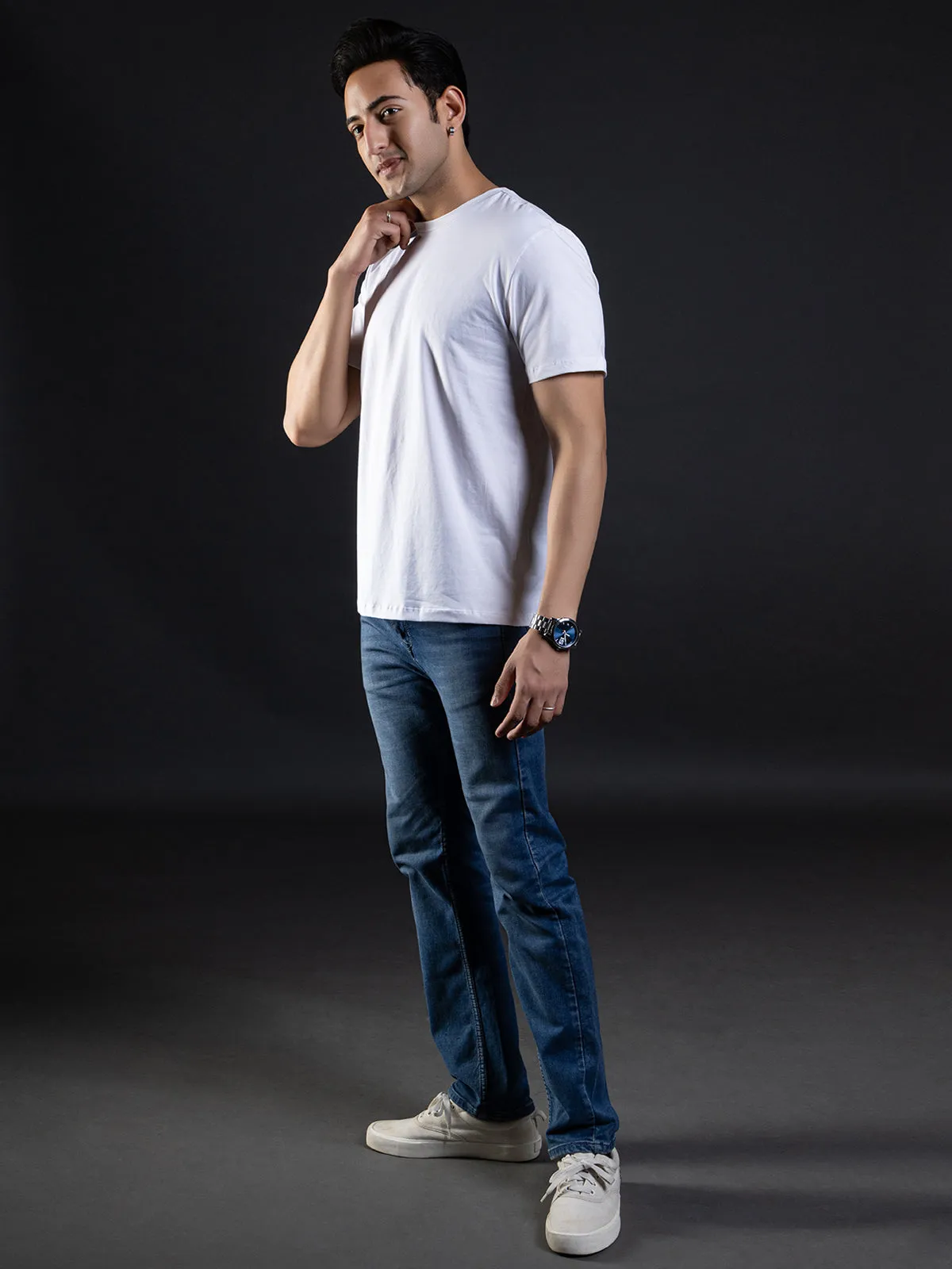 White  | ACTION series | Sports t shirt for Men