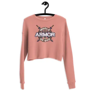Whole Armor of God - Women's Crop Sweatshirt