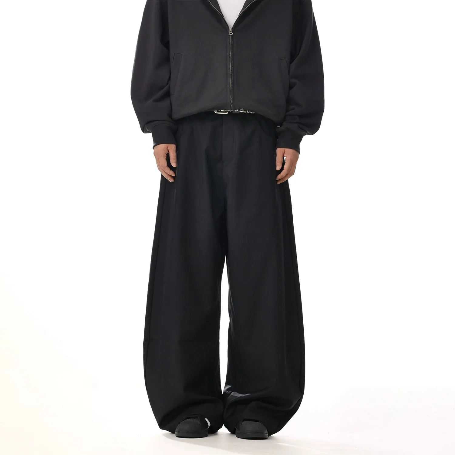 Wide Leg High Waist Casual Pants